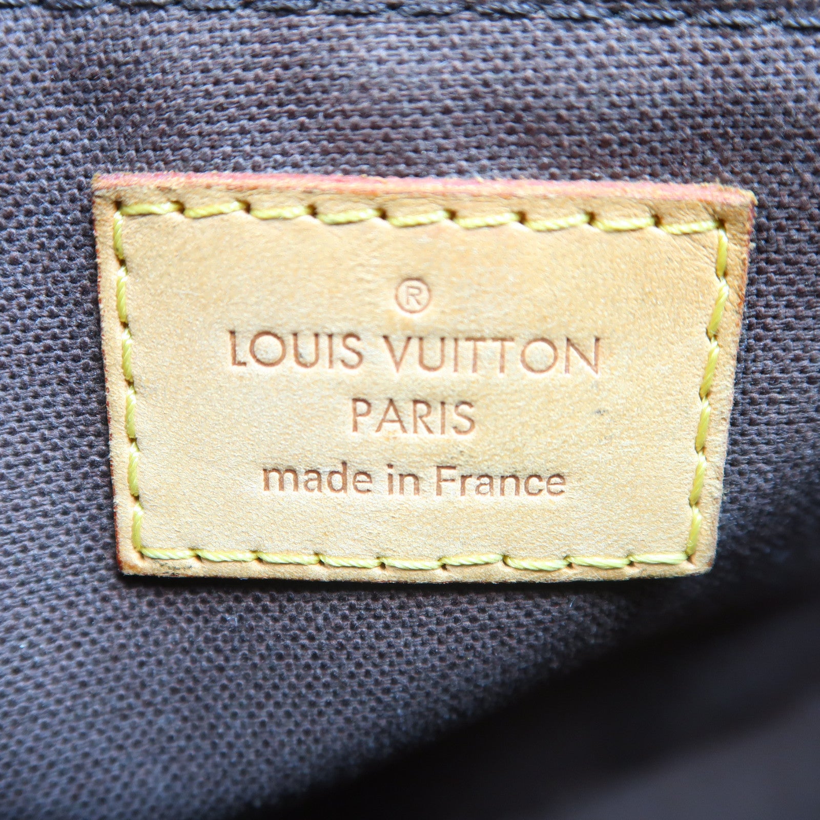 LOUIS VUITTON Monogram Chantilly PM金扣肩背袋啡色