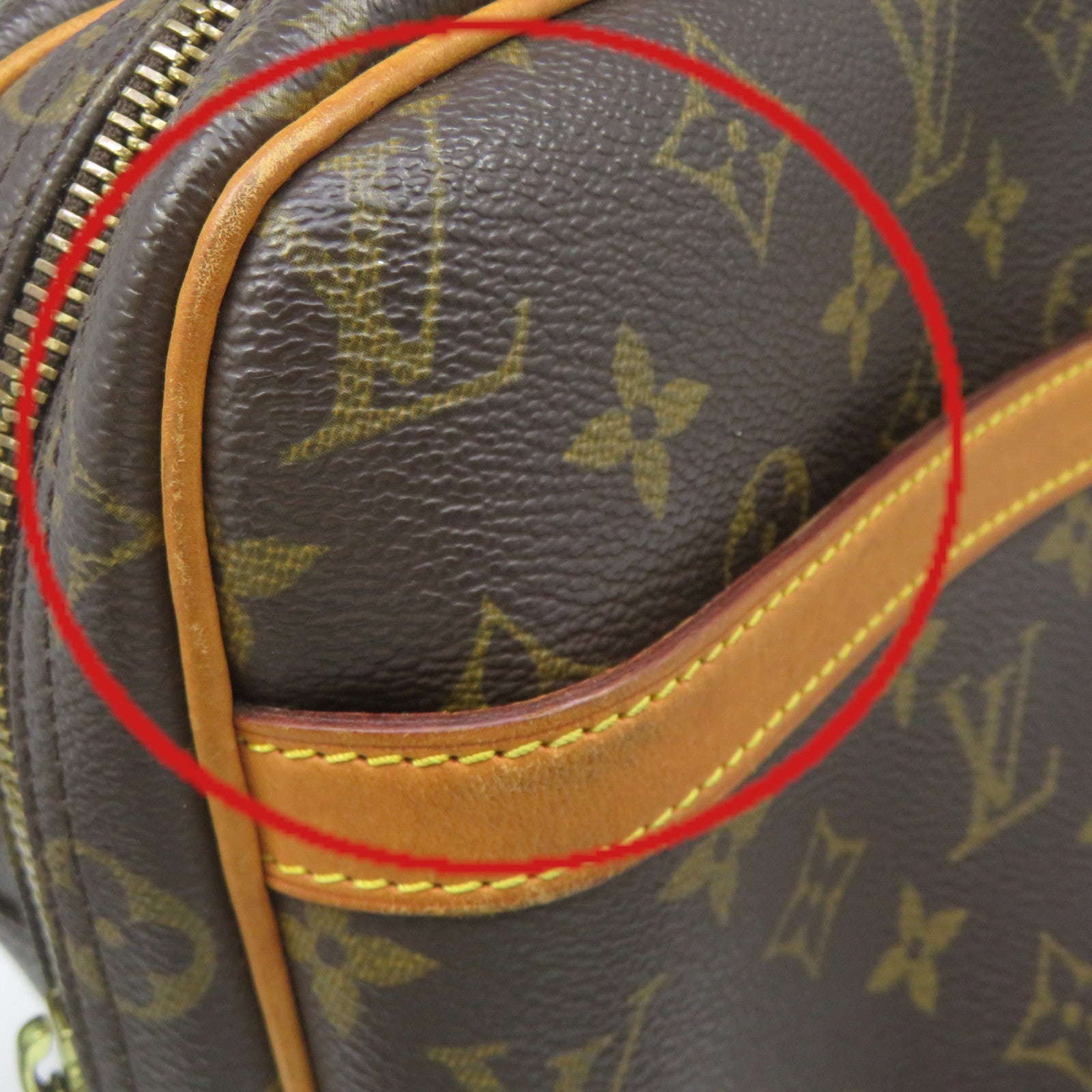LOUIS VUITTON 【激減優惠】Monogram Reporter Shoulder Bag肩背袋啡色