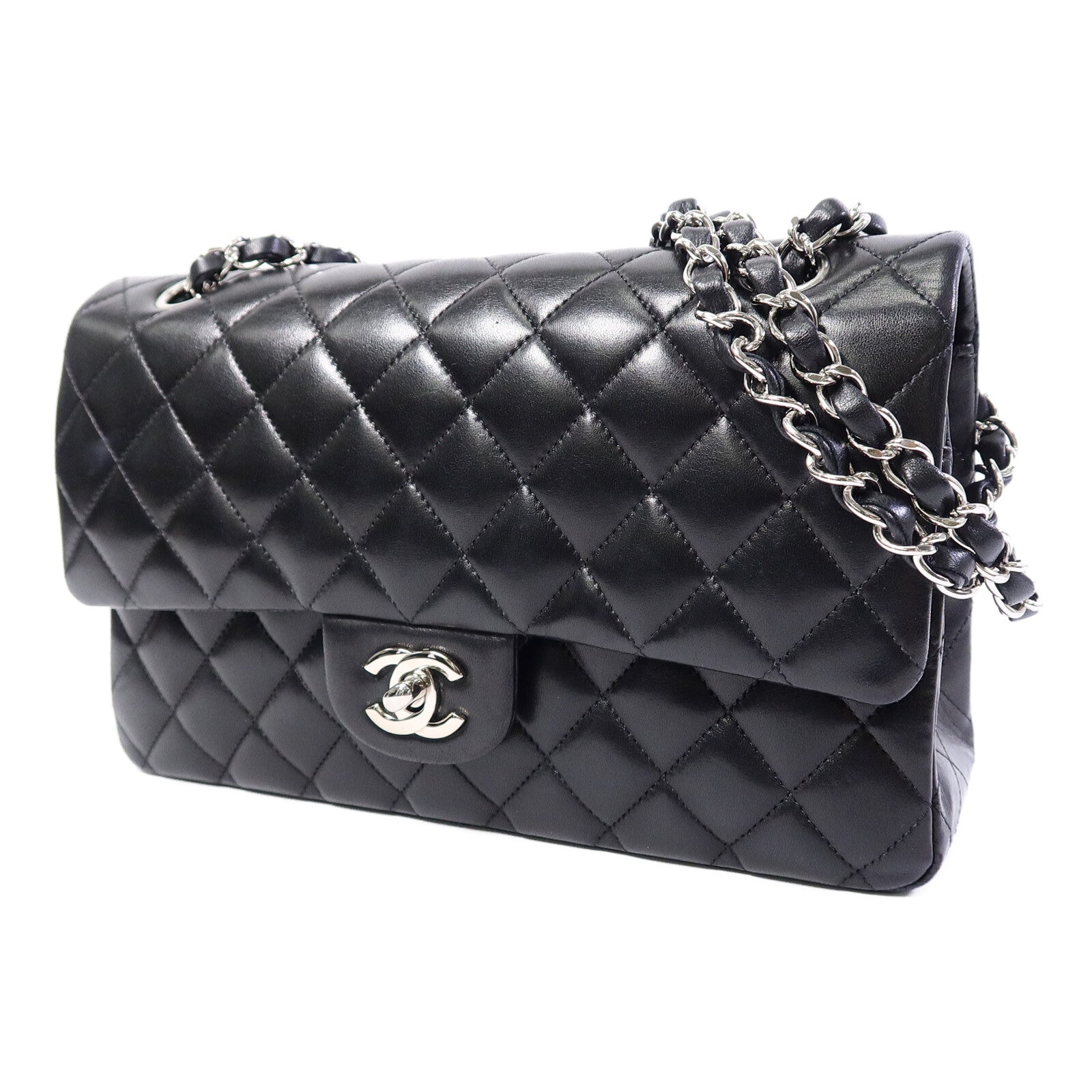 CHANEL 羊皮皮革Classic 25鏈帶肩背袋