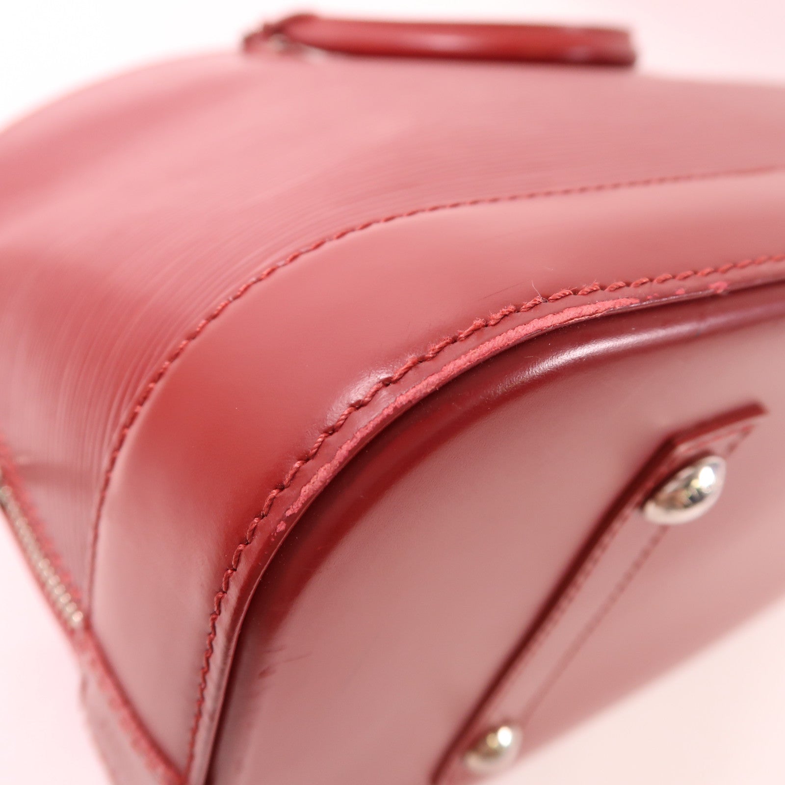 LOUIS VUITTON LV SHW Alma PM Handbag M40490 Epi Red