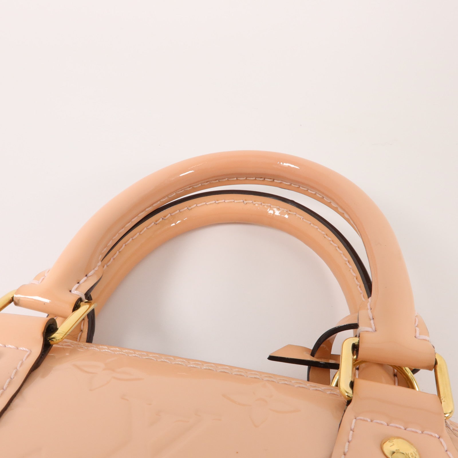 LOUIS VUITTON Monogram Vernis Alma BB手挽肩背兩用袋