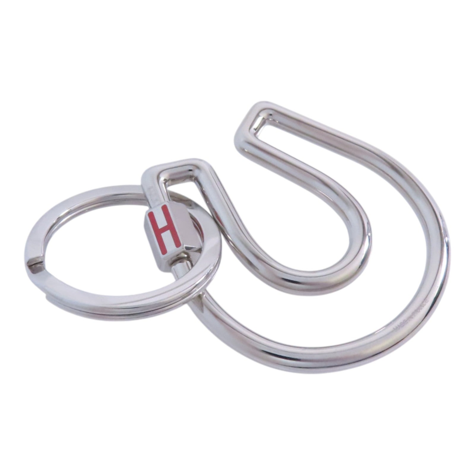 HERMES 金屬Fer A Cheval Key Ring銀扣鎖匙扣