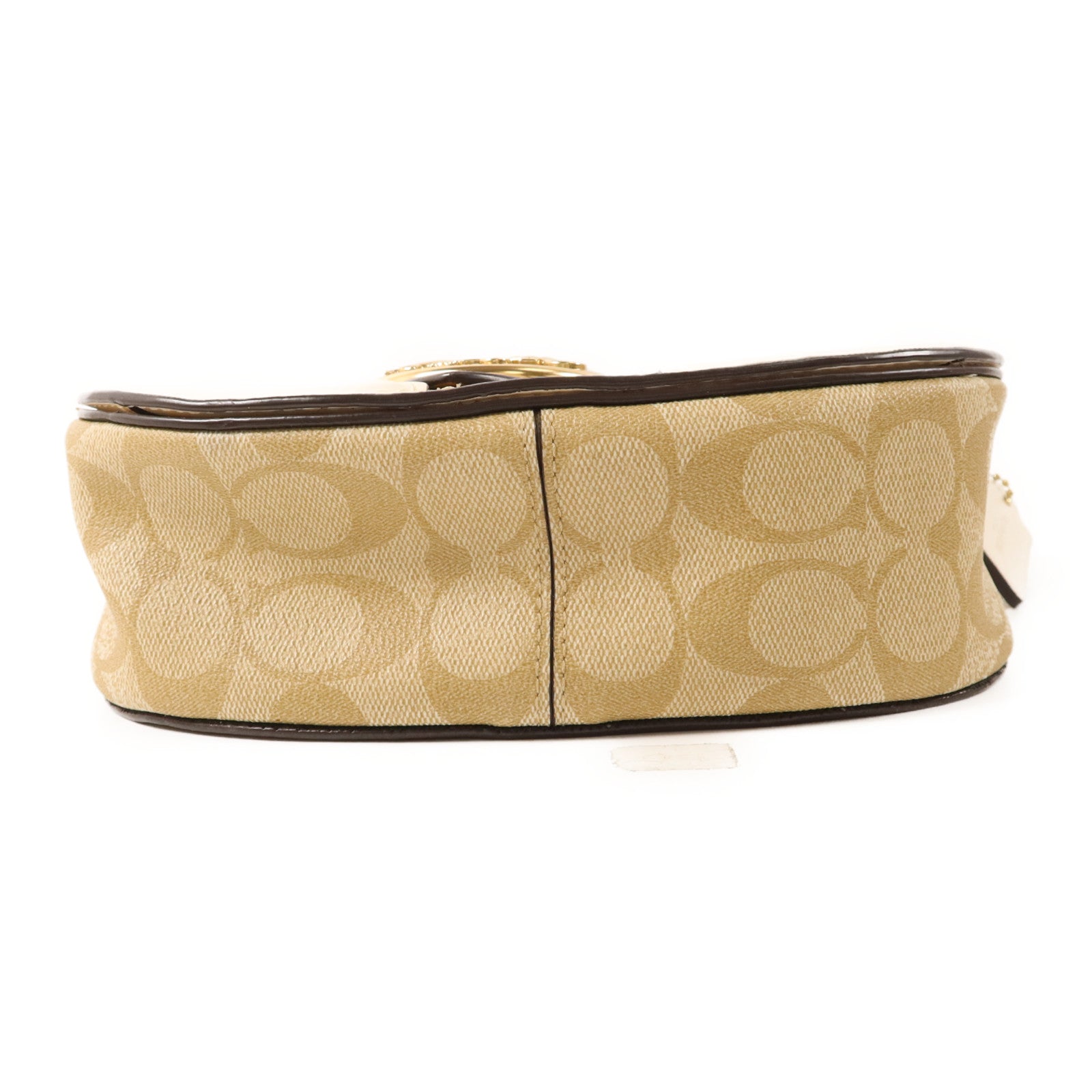 COACH 牛皮皮革Shoulder Bag金扣肩背袋