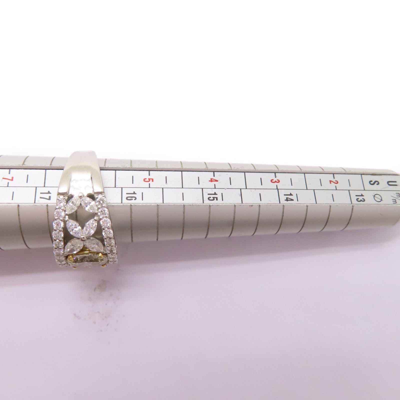 JEWELRY 【激減優惠】18K黃金/PT900鉑金Diamond Ring 0.725ct/1.37ct鑽石戒指US#6