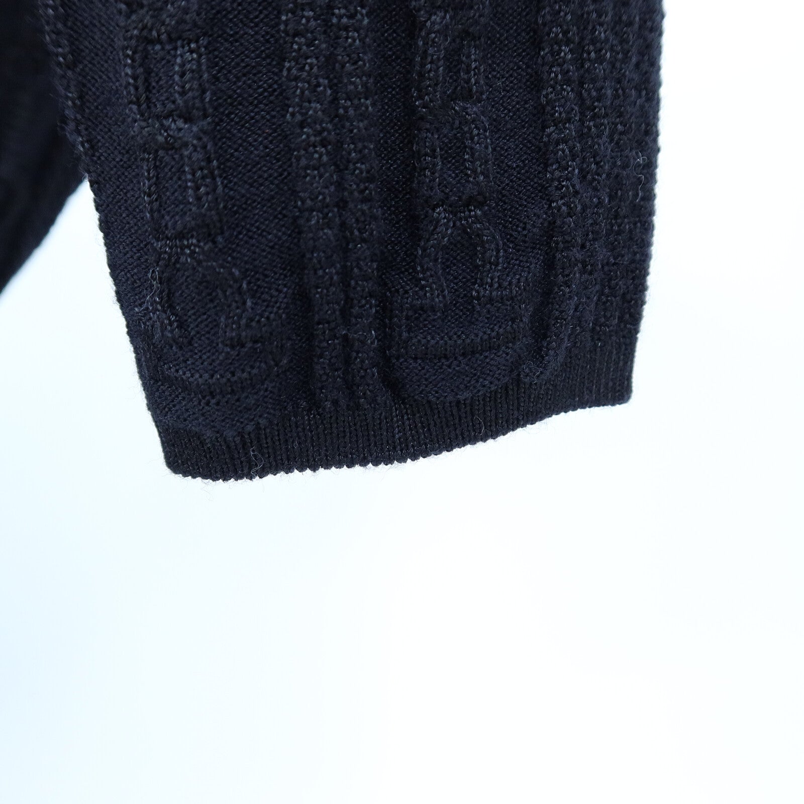 HERMES Viscose/Wool Shirt Cardigan針織