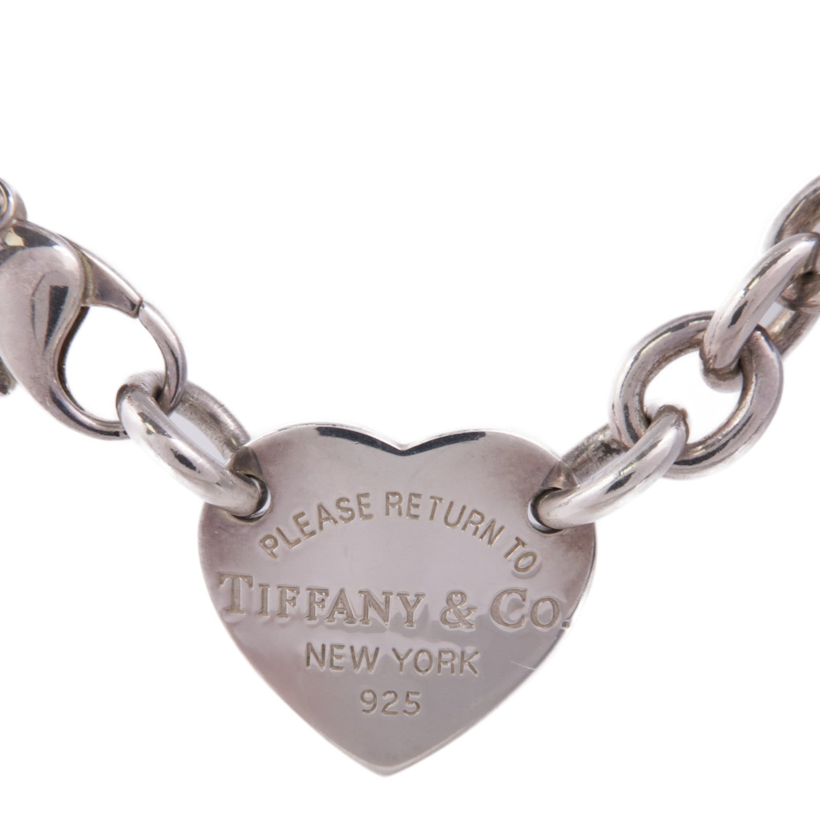 TIFFANY＆CO 925純銀Return To Tiffany Necklace項鍊