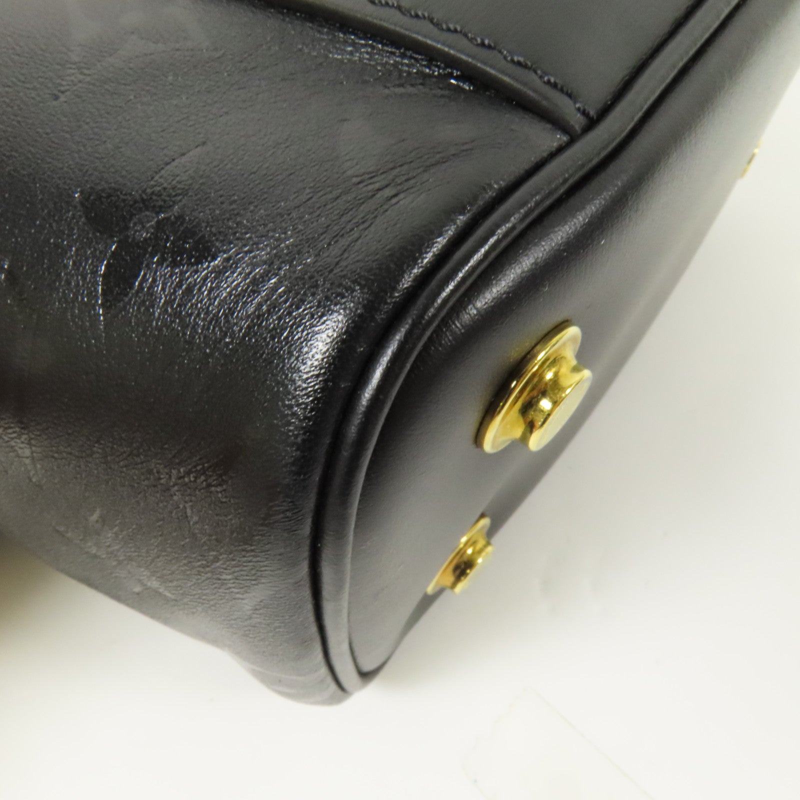 LOUIS VUITTON Monogram Ink Vanity PM金扣鏈帶手挽肩背兩用袋