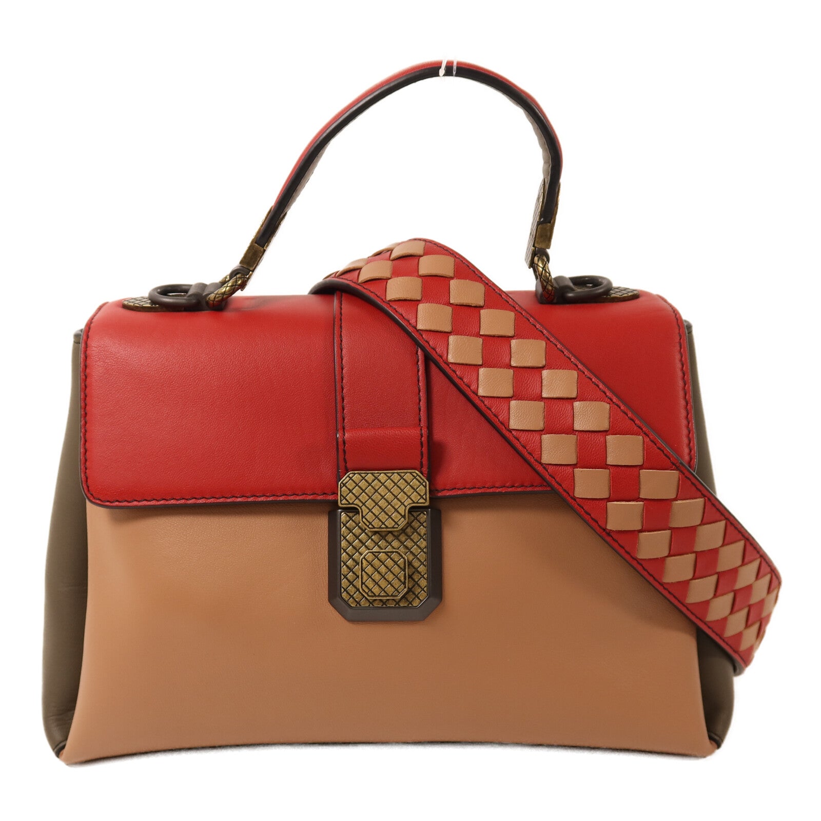 BOTTEGA VENETA 羊皮皮革2 way Shoulder手挽肩背兩用袋
