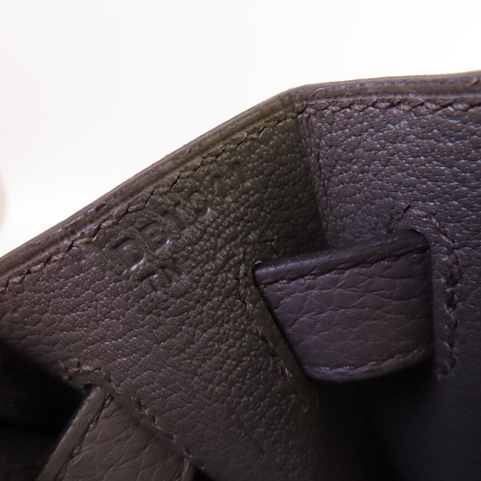 HERMES Togo皮革Kelly 28銀扣手挽肩背兩用袋Gris Etain錫器灰色