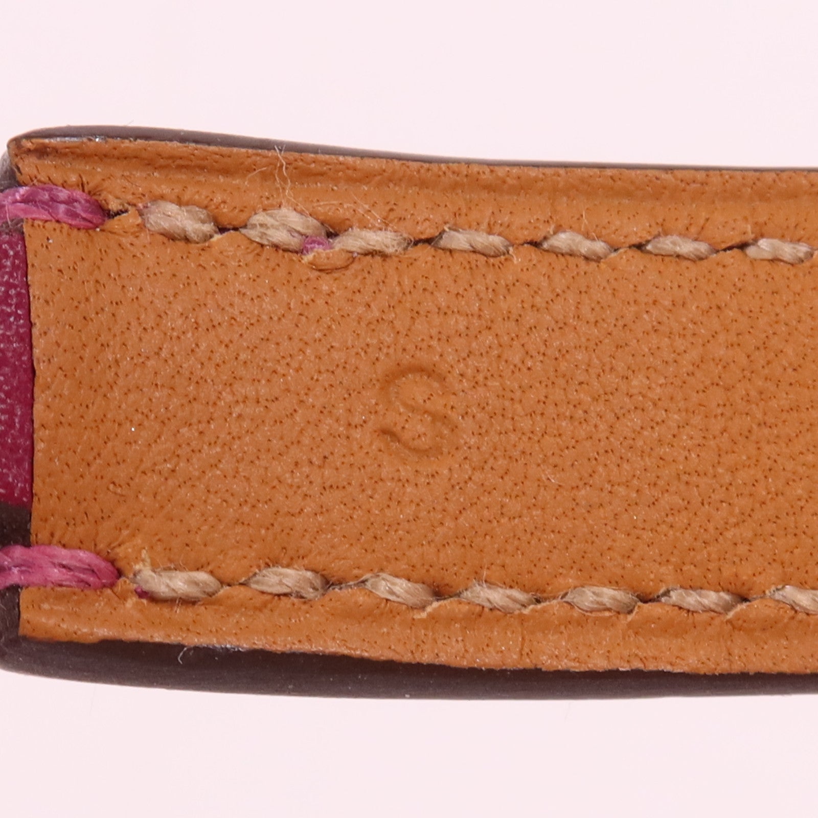 HERMES Swift皮革Rivale Double Tour Bracelet銀扣手帶Tosca