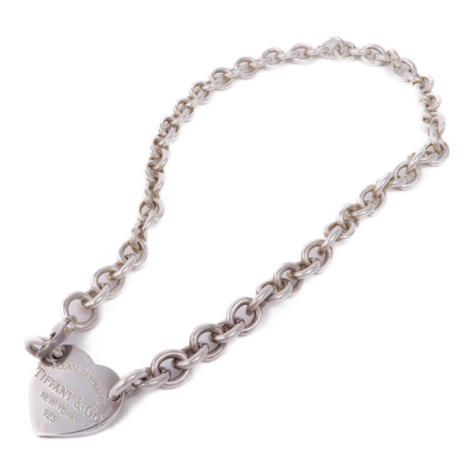 TIFFANY＆CO 925純銀Return To Tiffany Necklace項鍊