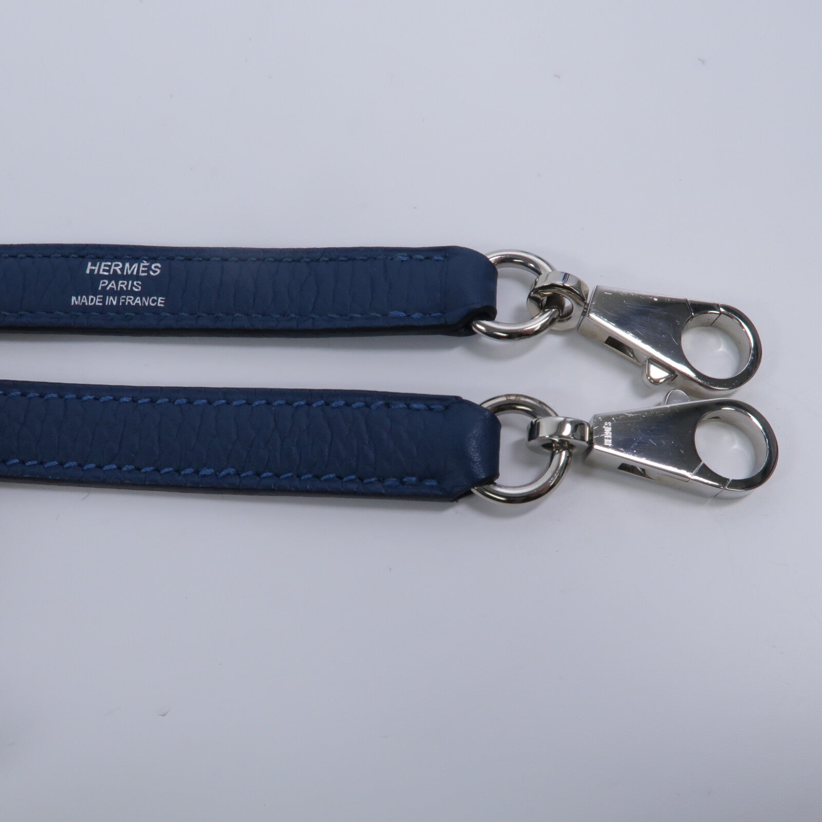 HERMES Togo皮革Bolide 31手挽袋Bleu Colvert