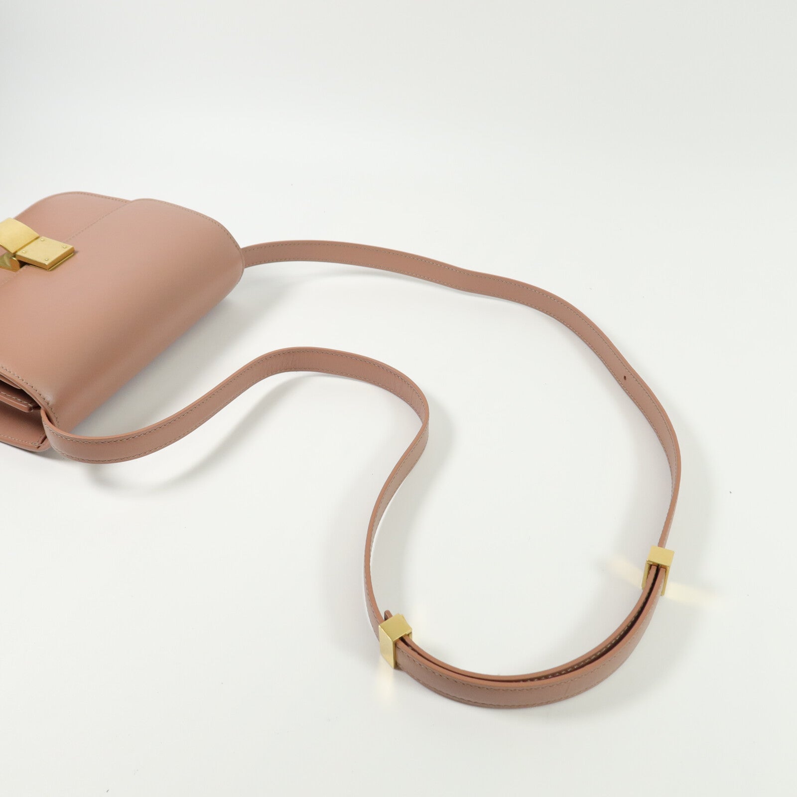 CELINE 牛皮皮革Mini Classic Box肩背袋