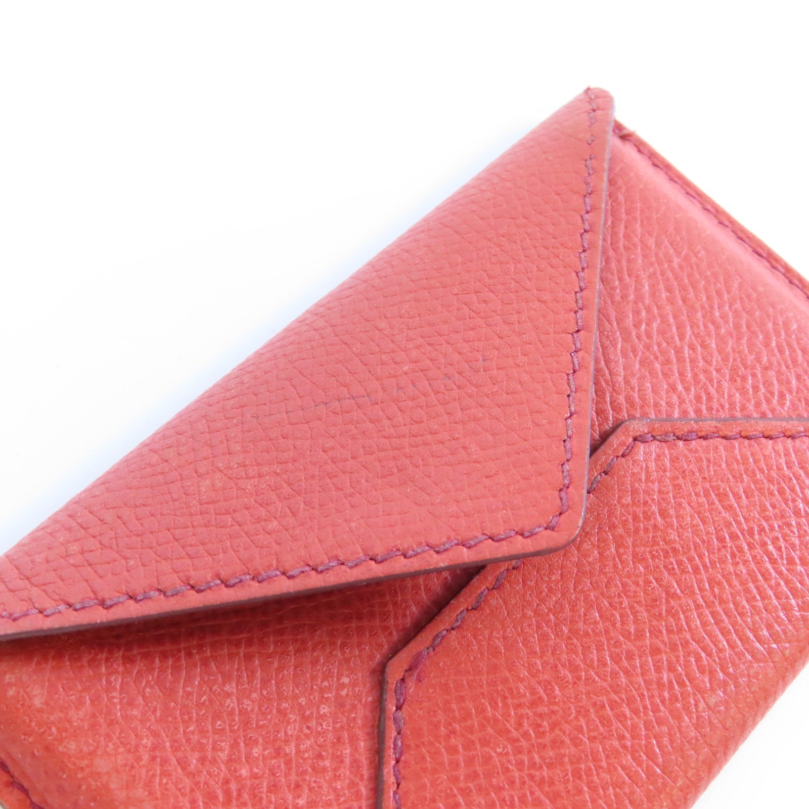 HERMES 【激減優惠】Epsom皮革Card Case卡片套橙色