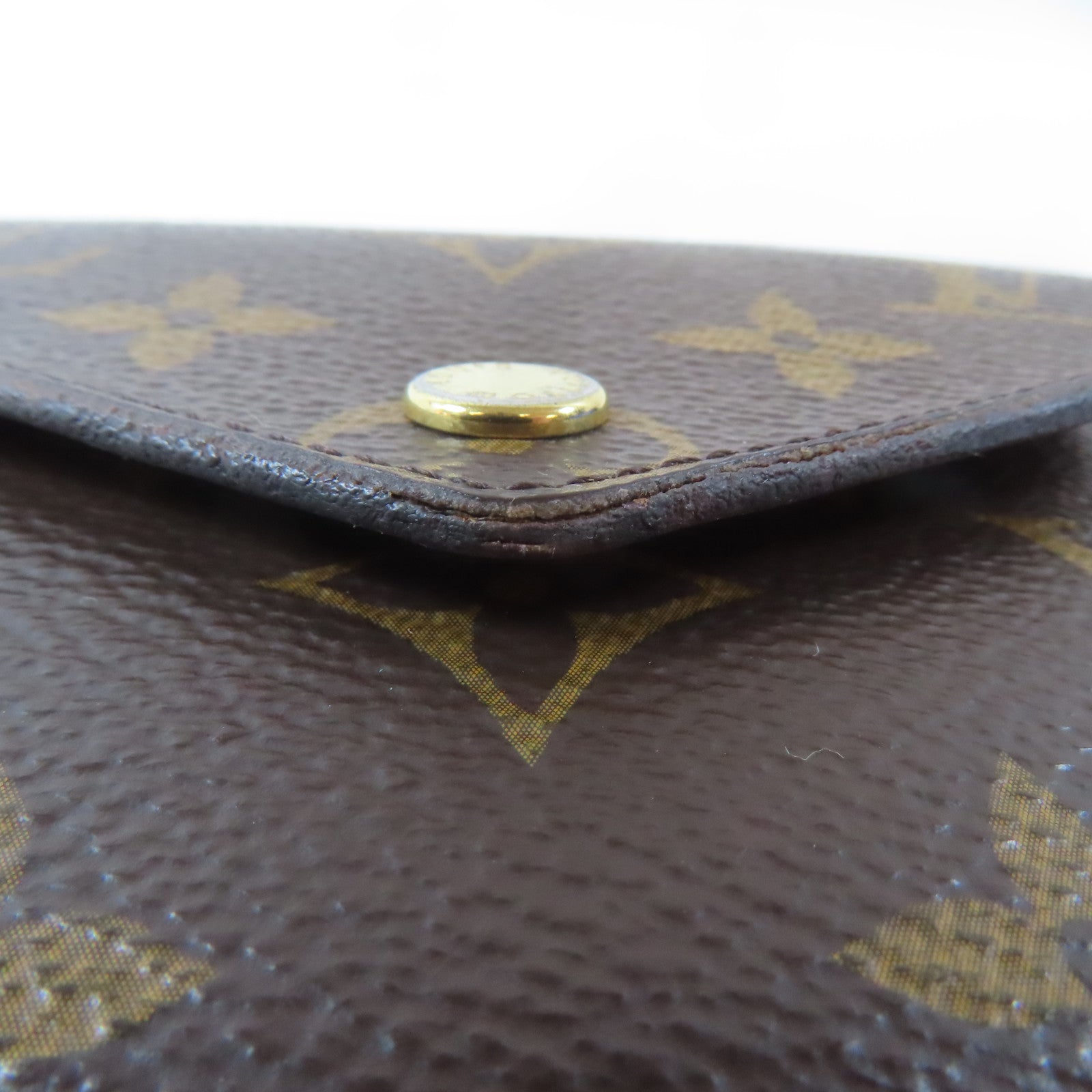 LOUIS VUITTON Monogram Victorine Wallet金扣錢包啡色