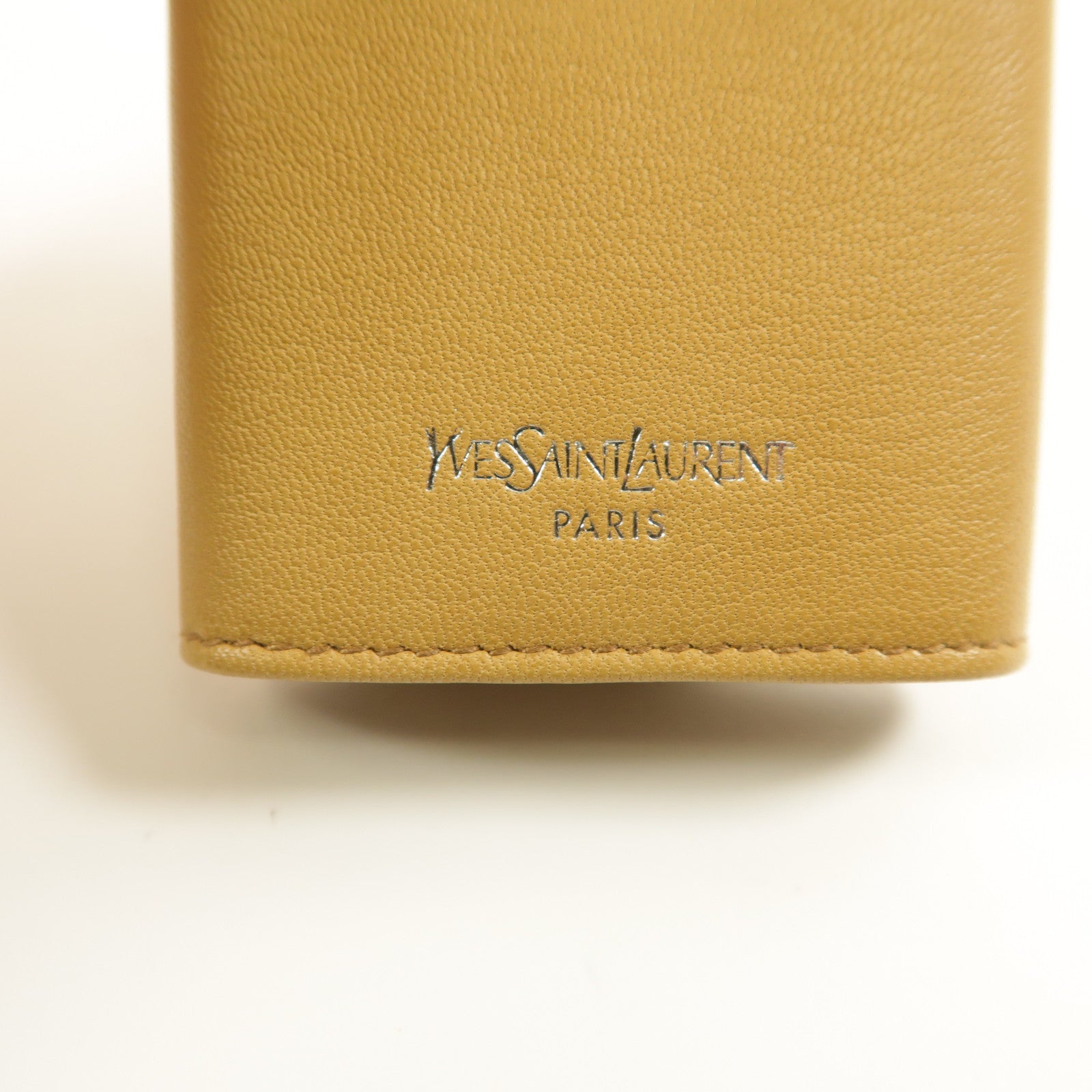 SAINT LAURENT 牛皮皮革Key Case銀扣鎖匙包