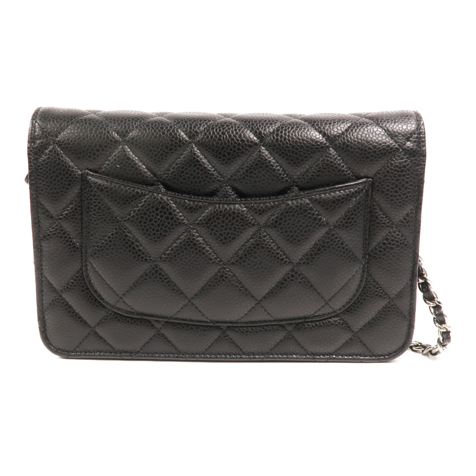 CHANEL 牛皮皮革WOC Wallet On Chain鏈帶肩背袋