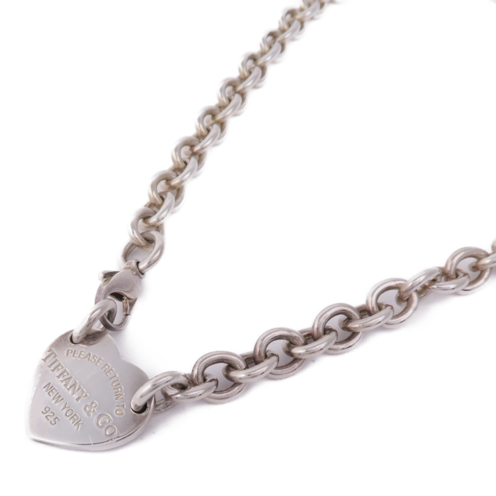 TIFFANY＆CO 925純銀Return To Tiffany Necklace項鍊