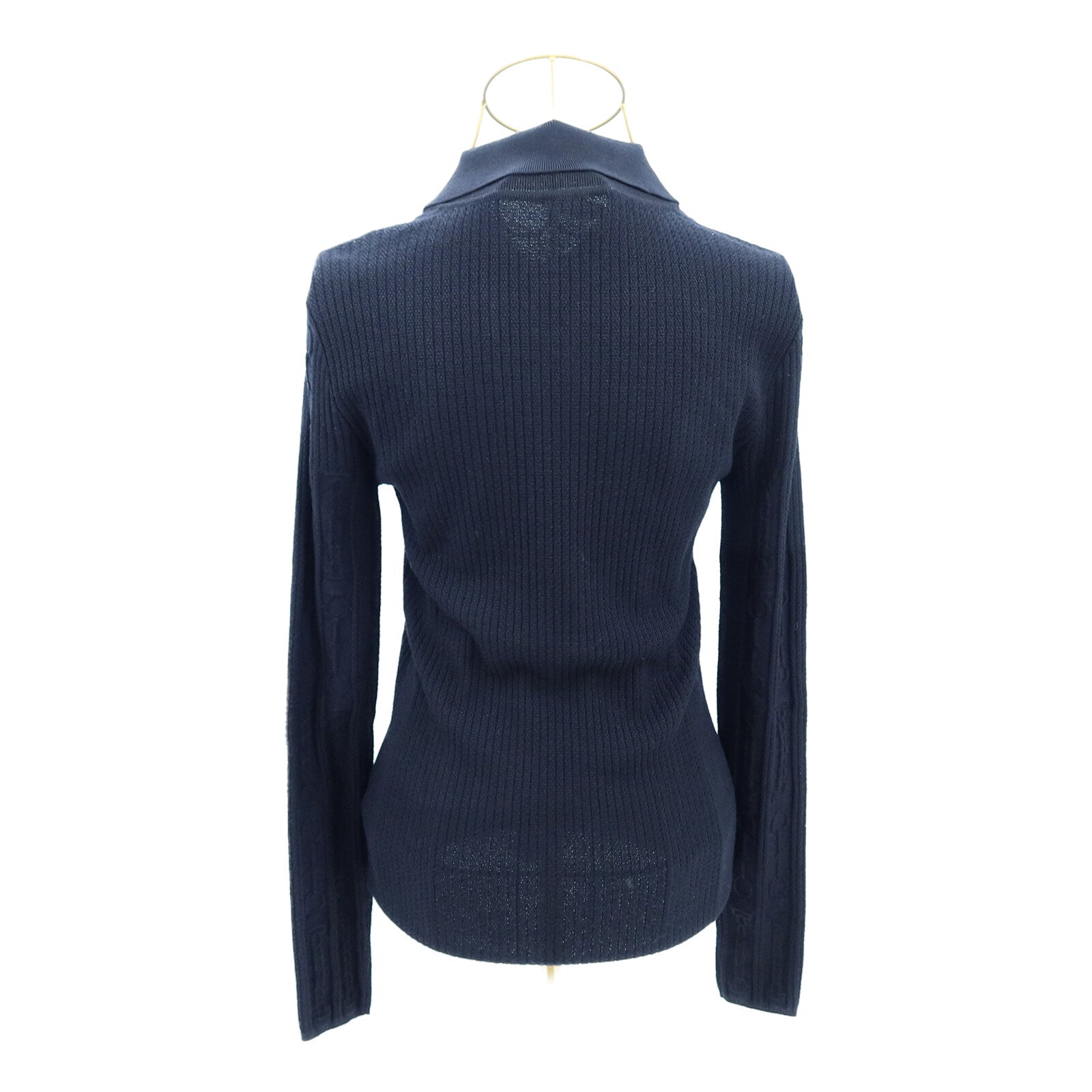 HERMES Viscose/Wool Shirt Cardigan針織