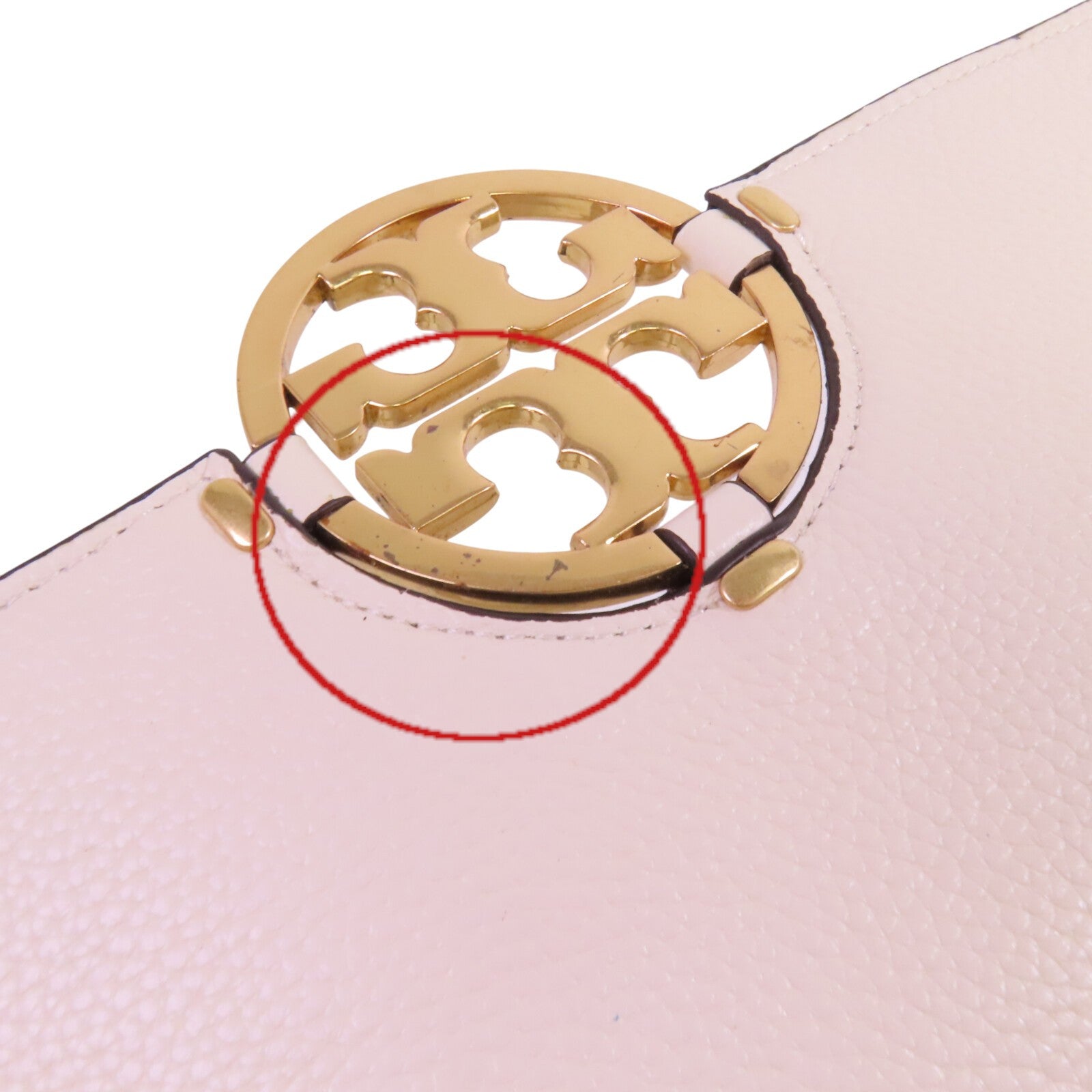 Tory Burch 牛皮皮革2Way Shoulder Bag金扣鏈帶手挽肩背兩用袋