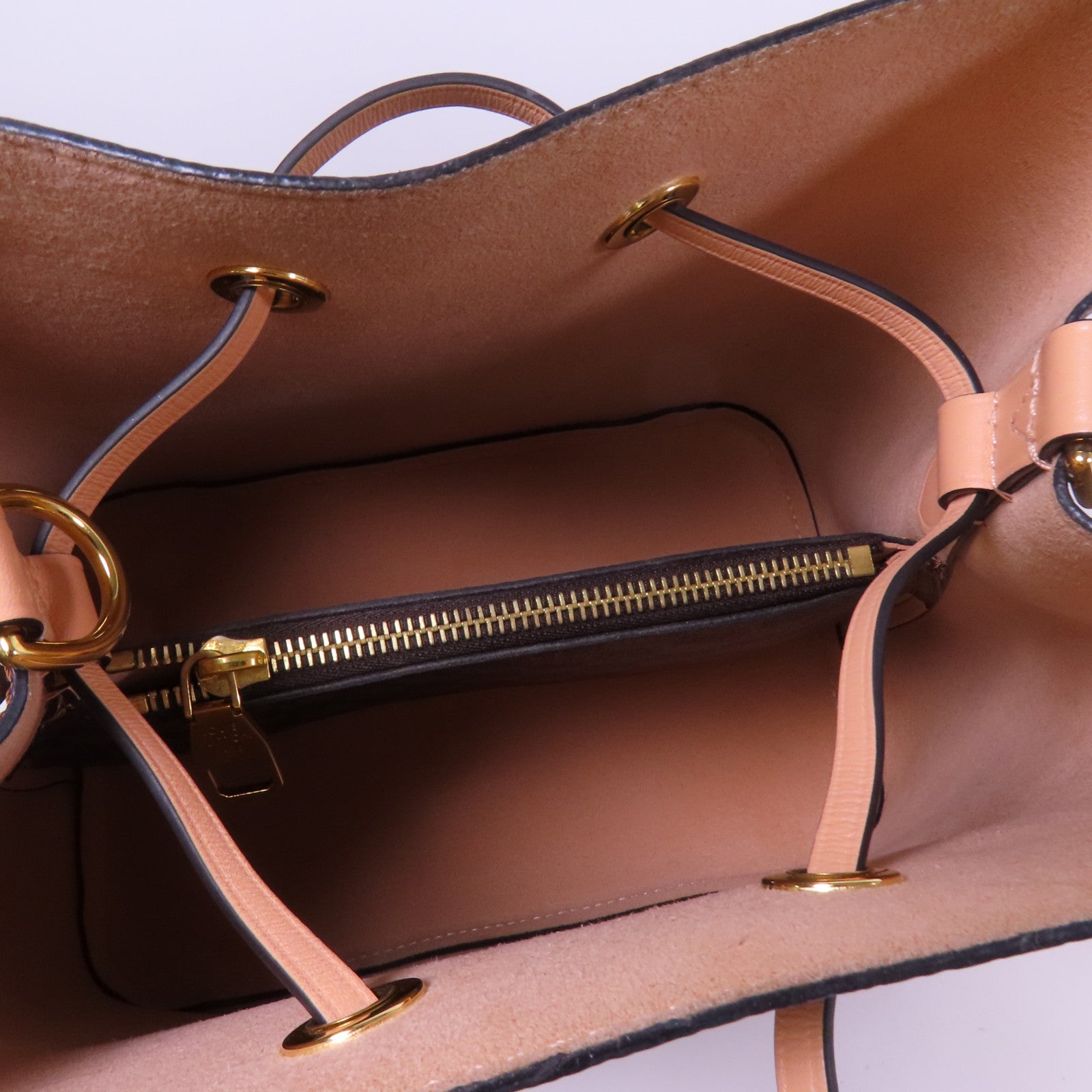 LOUIS VUITTON Damier NeoNoe金扣肩背袋