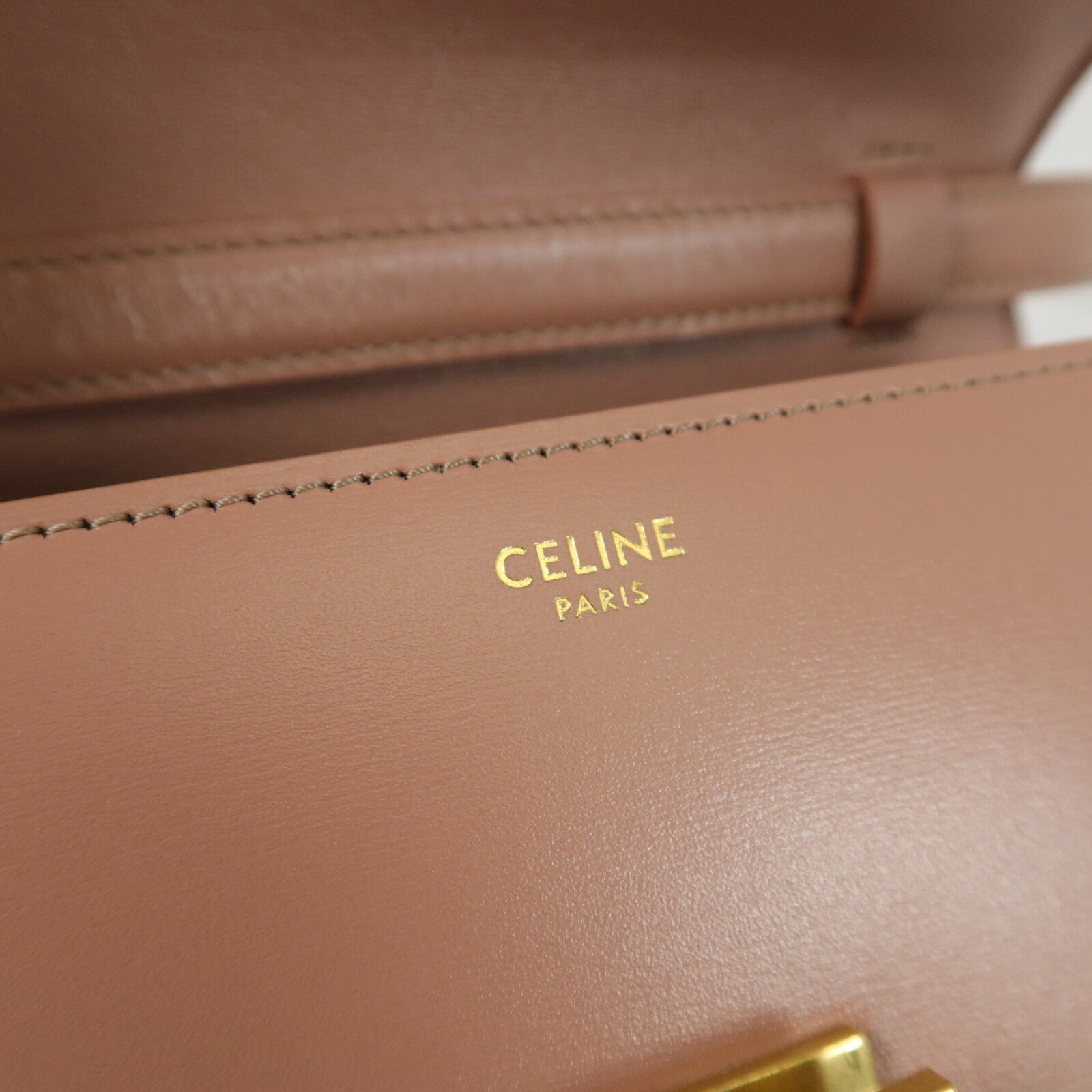 CELINE 牛皮皮革Mini Classic Box肩背袋
