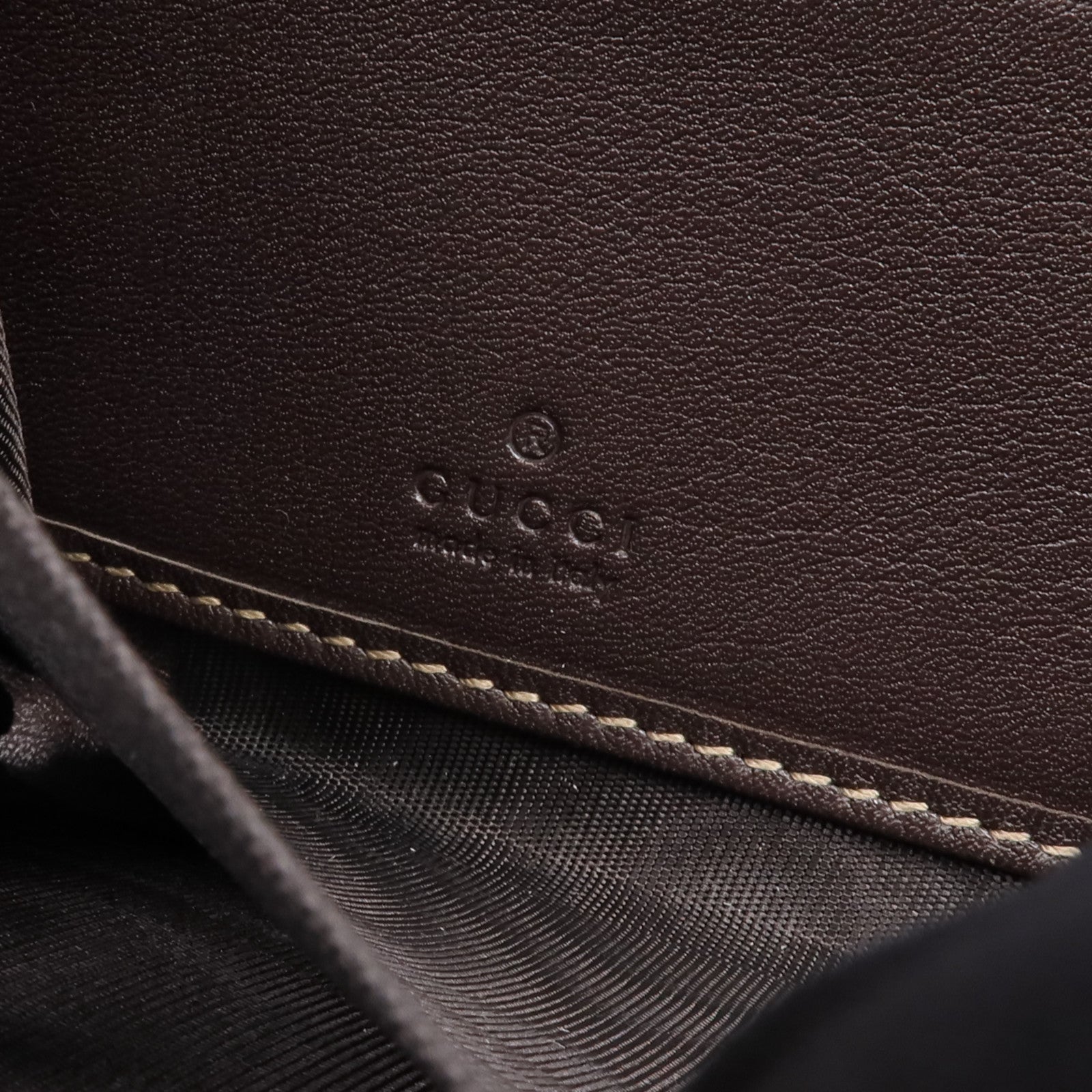 GUCCI 塗層帆布Long Wallet銀扣長錢包