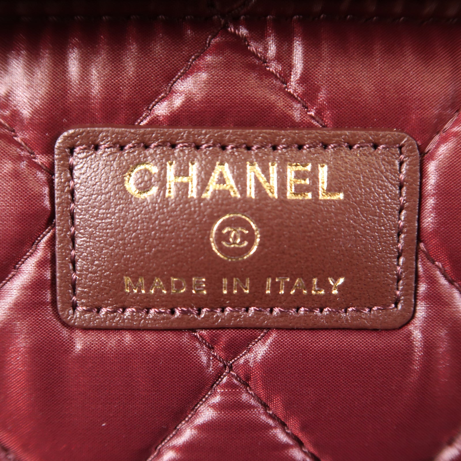 CHANEL 牛皮皮革Vanity Bag金扣手挽袋