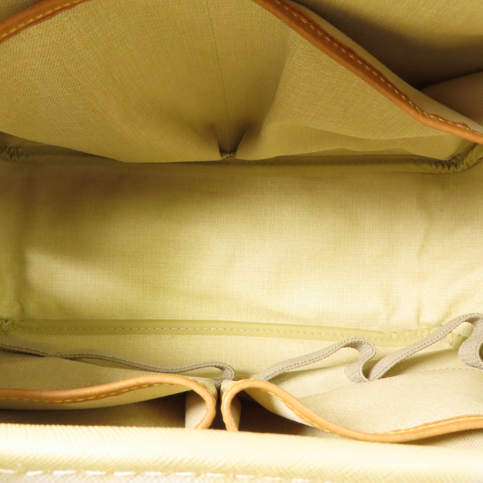 LOUIS VUITTON【激減優惠】 Monogram Deauville金扣手挽袋棕色