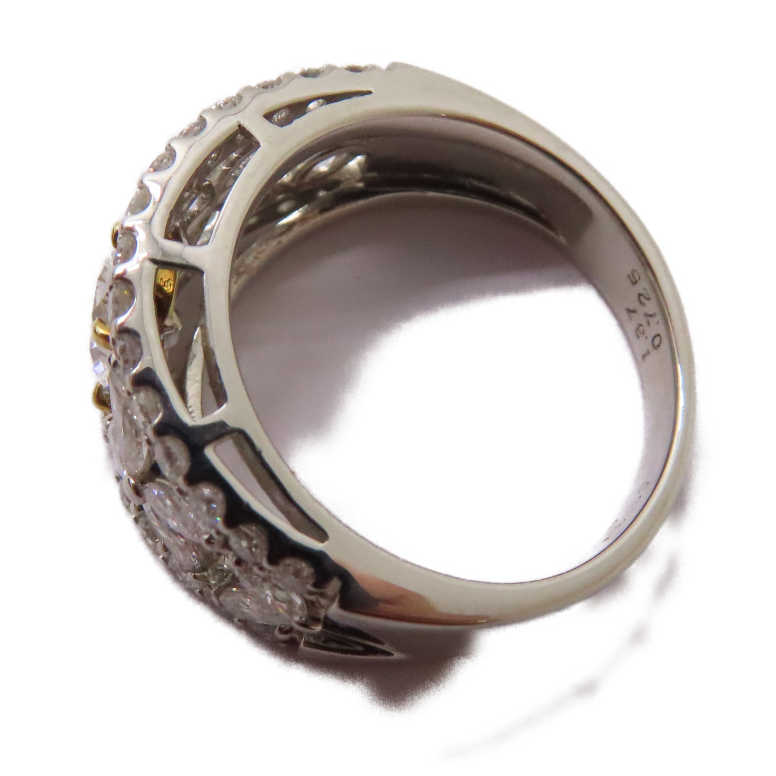 JEWELRY 【激減優惠】18K黃金/PT900鉑金Diamond Ring 0.725ct/1.37ct鑽石戒指US#6