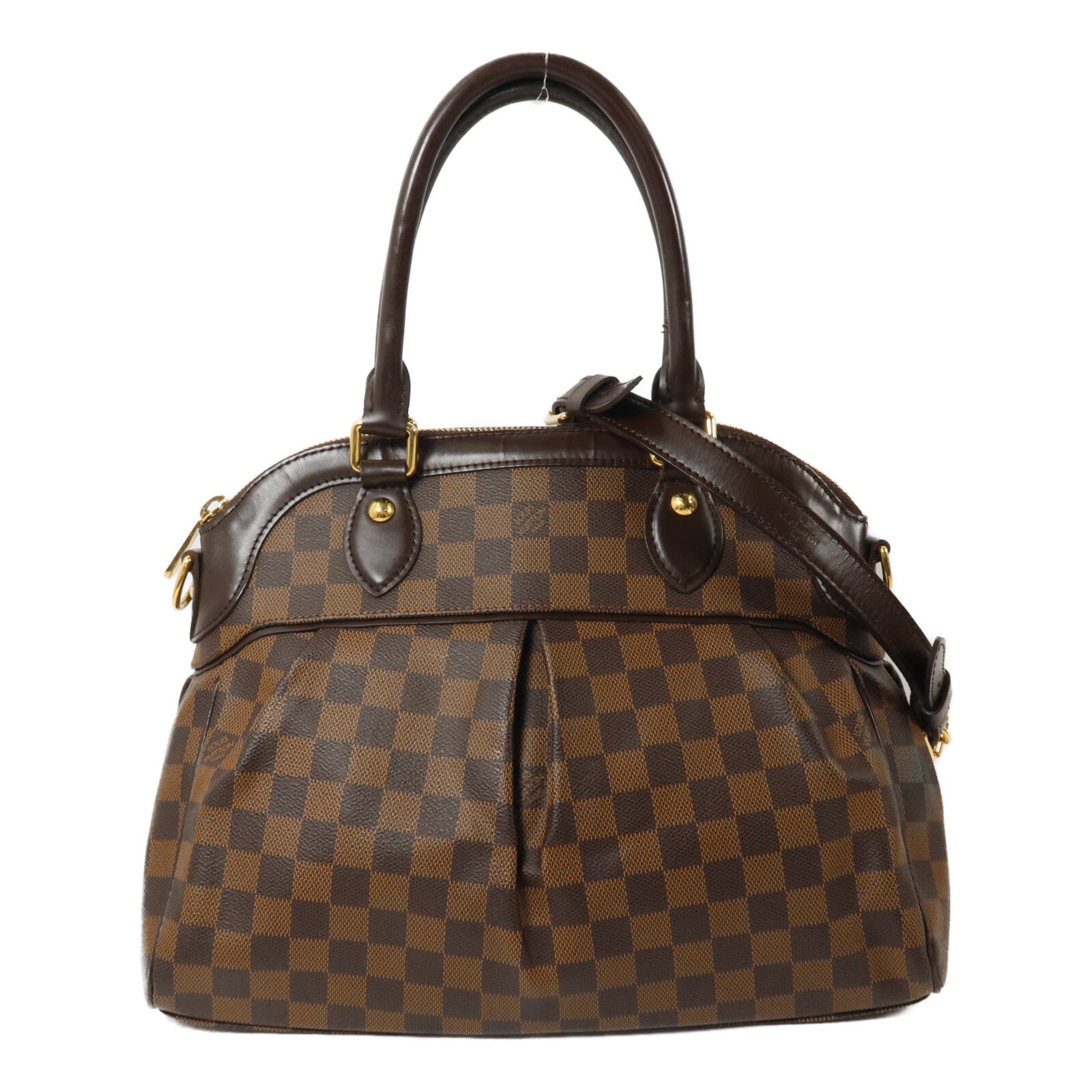 LOUIS VUITTON Damier Trevi PM手挽肩背兩用袋