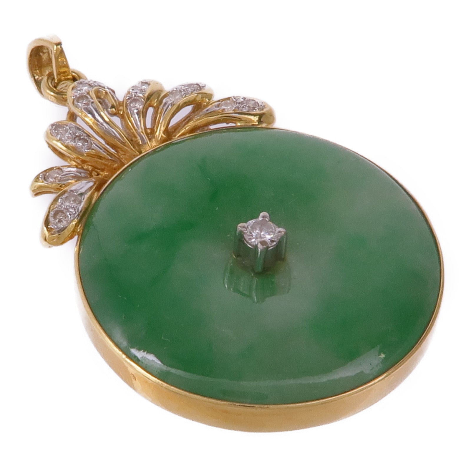 JEWELRY 18K黃金Jade Pendant翡翠吊墜