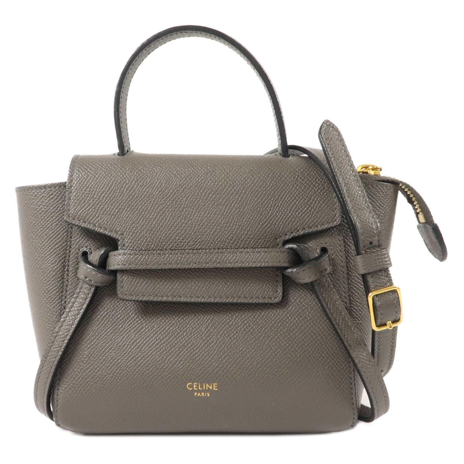 CELINE 牛皮皮革Pico Belt Bag手挽肩背兩用袋