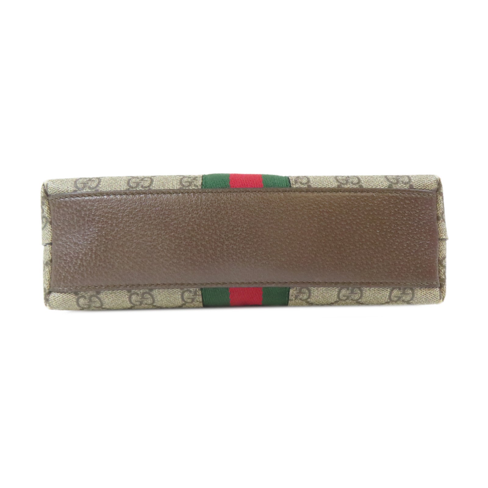 GUCCI 塗層帆布Ophidia GG金扣肩背袋啡色