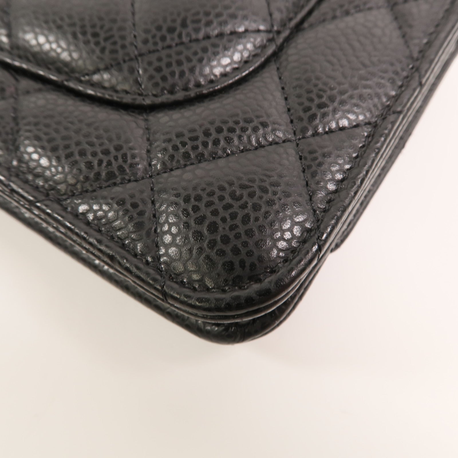 CHANEL 牛皮皮革WOC Wallet On Chain鏈帶肩背袋