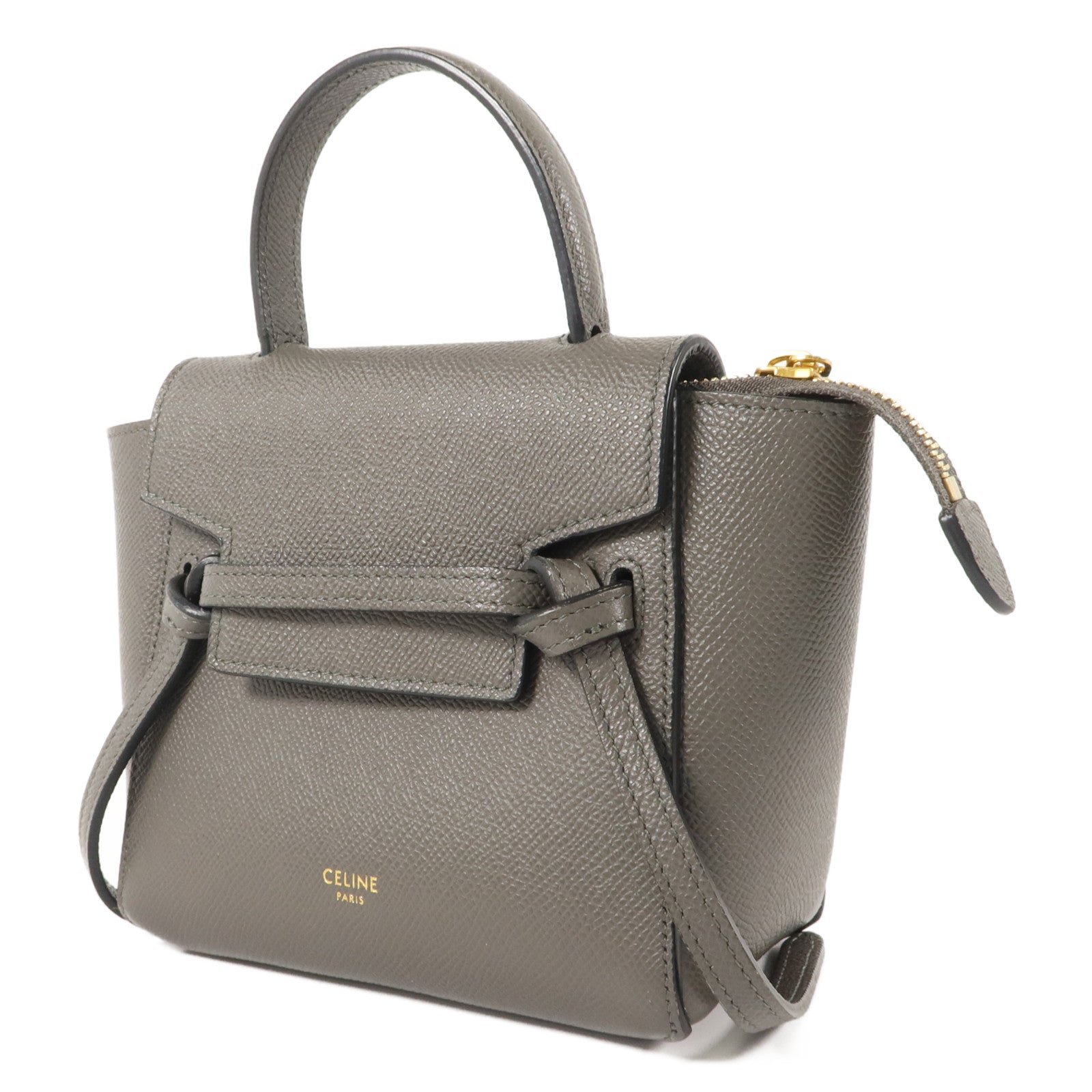 CELINE 牛皮皮革Pico Belt Bag手挽肩背兩用袋