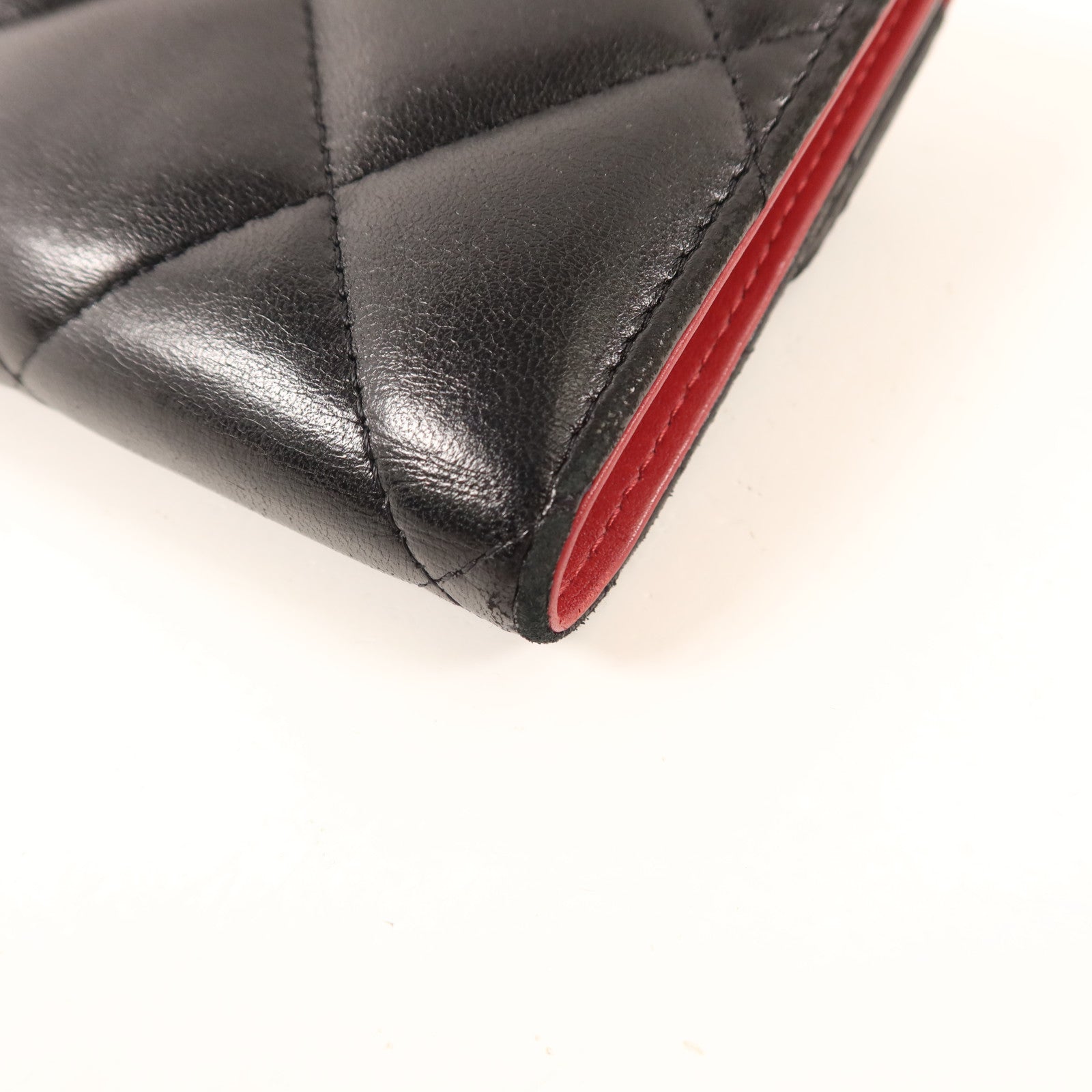 CHANEL 羊皮皮革C19 Trifold Wallet金扣錢包