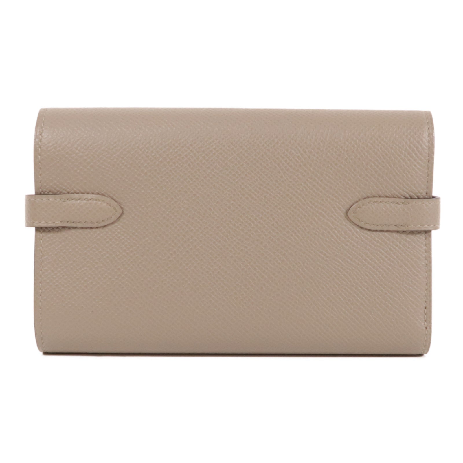 HERMES Epsom皮革Kelly Wallet銀扣錢包