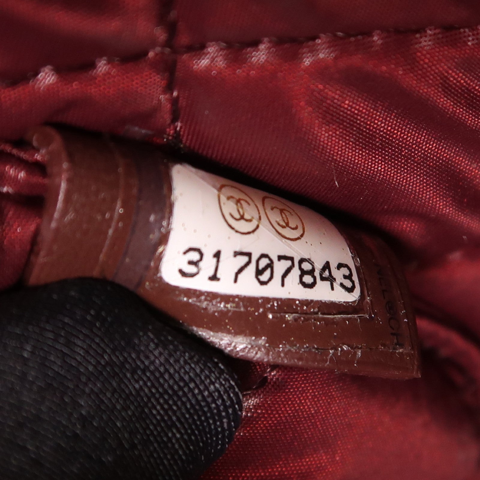 CHANEL 牛皮皮革Vanity Bag金扣手挽袋