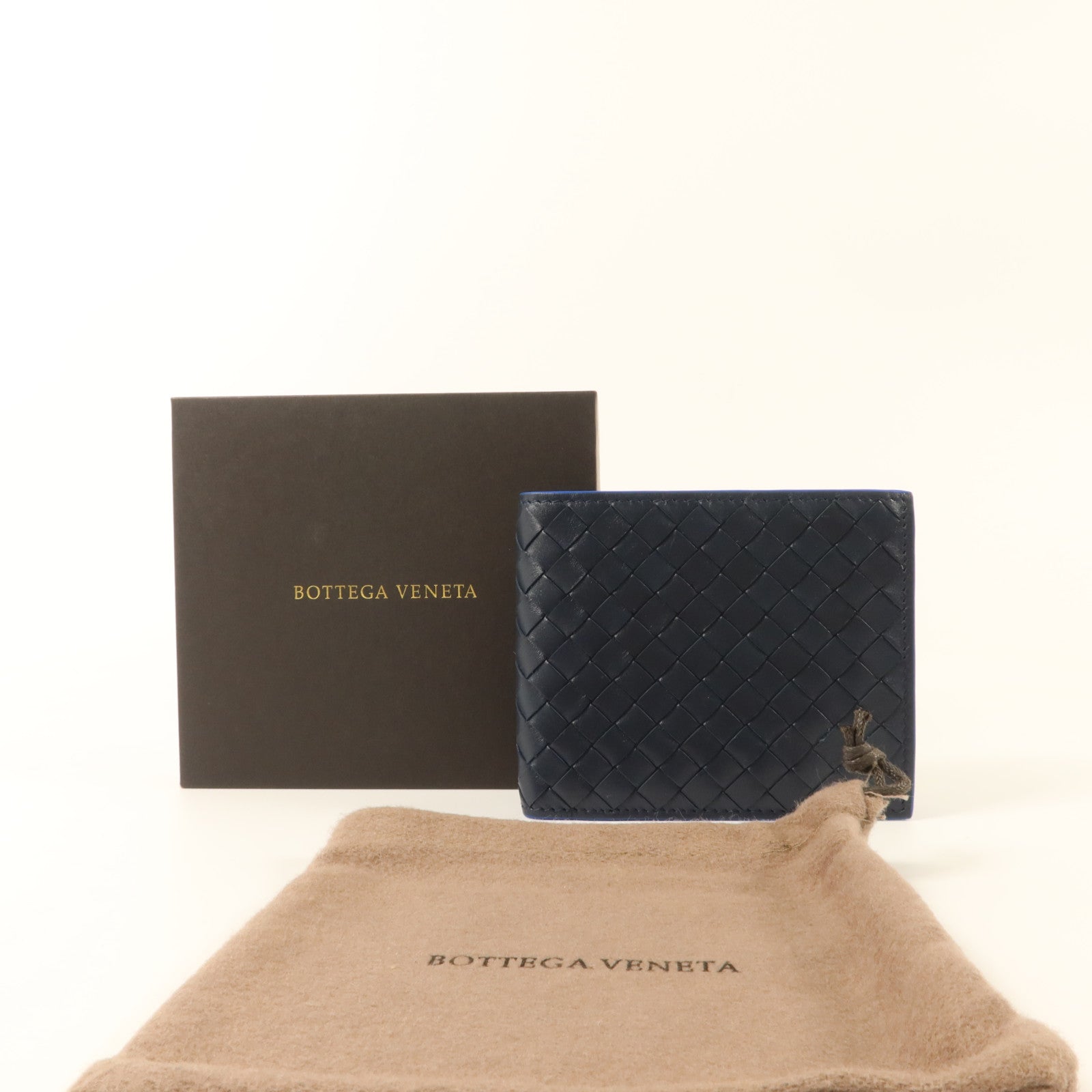 BOTTEGA VENETA 織紋皮革Bifold Wallet錢包