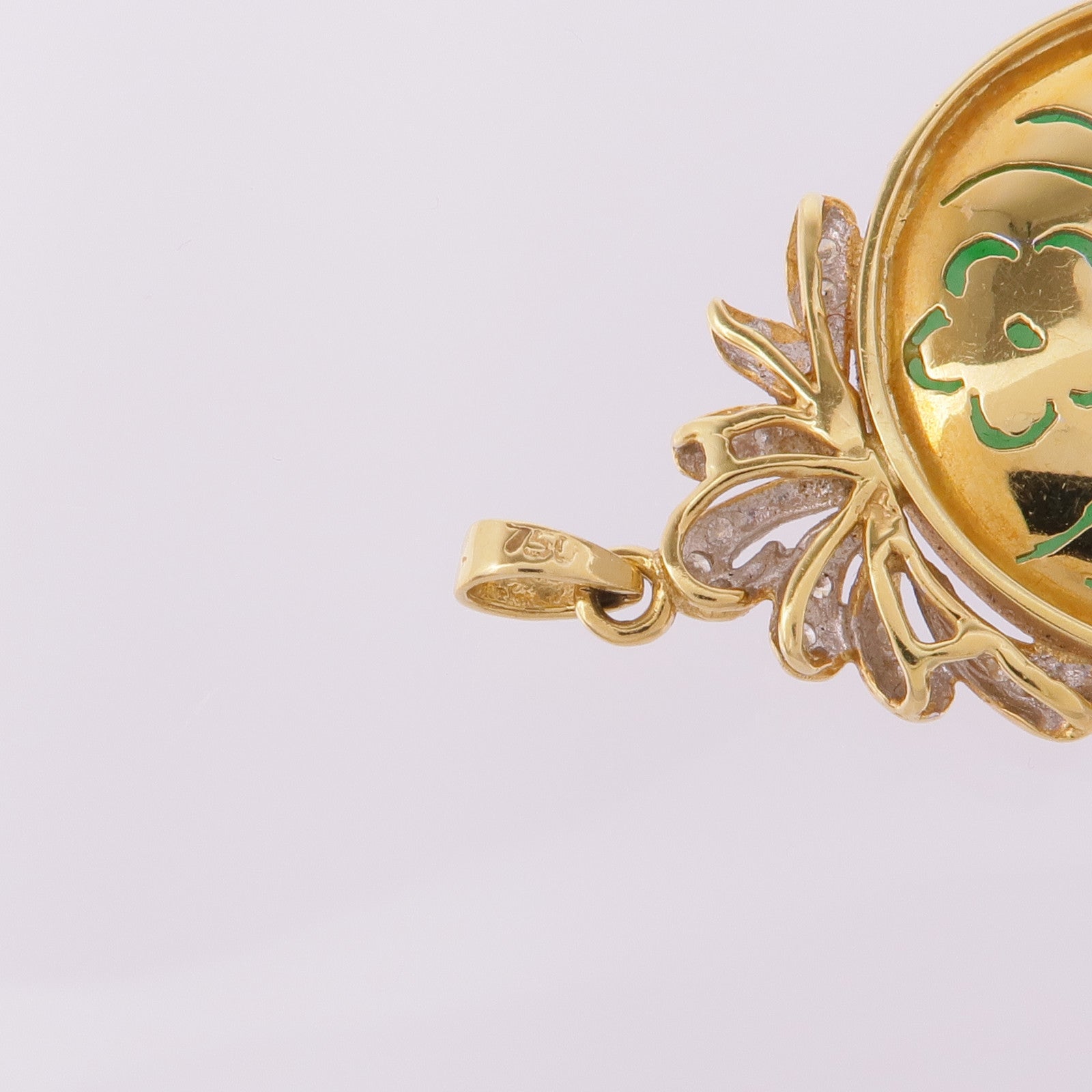 JEWELRY 18K黃金Jade Pendant翡翠吊墜