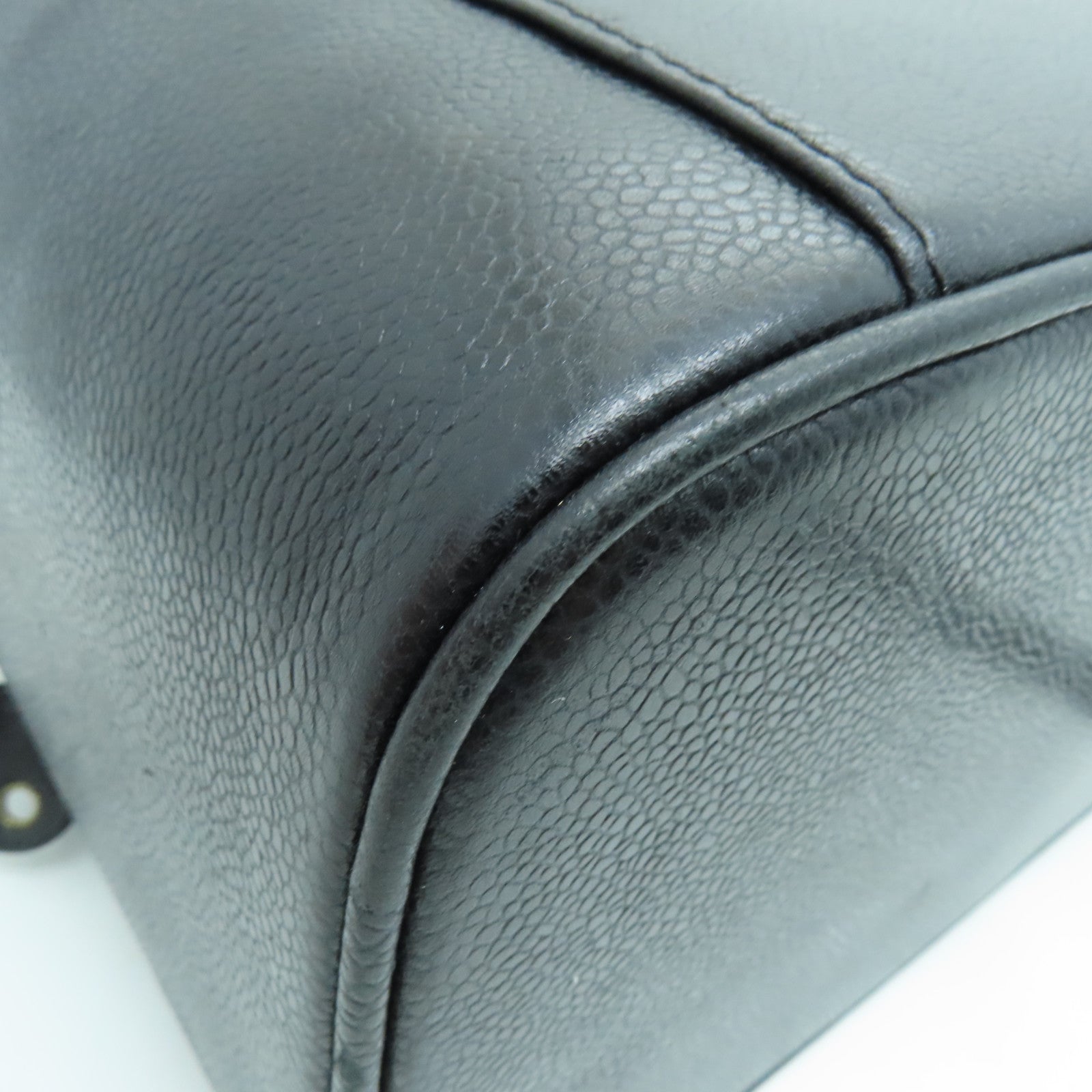 CHANEL 【清倉大減價】牛皮皮革Vintage Bag金扣手挽肩背兩用袋黑色