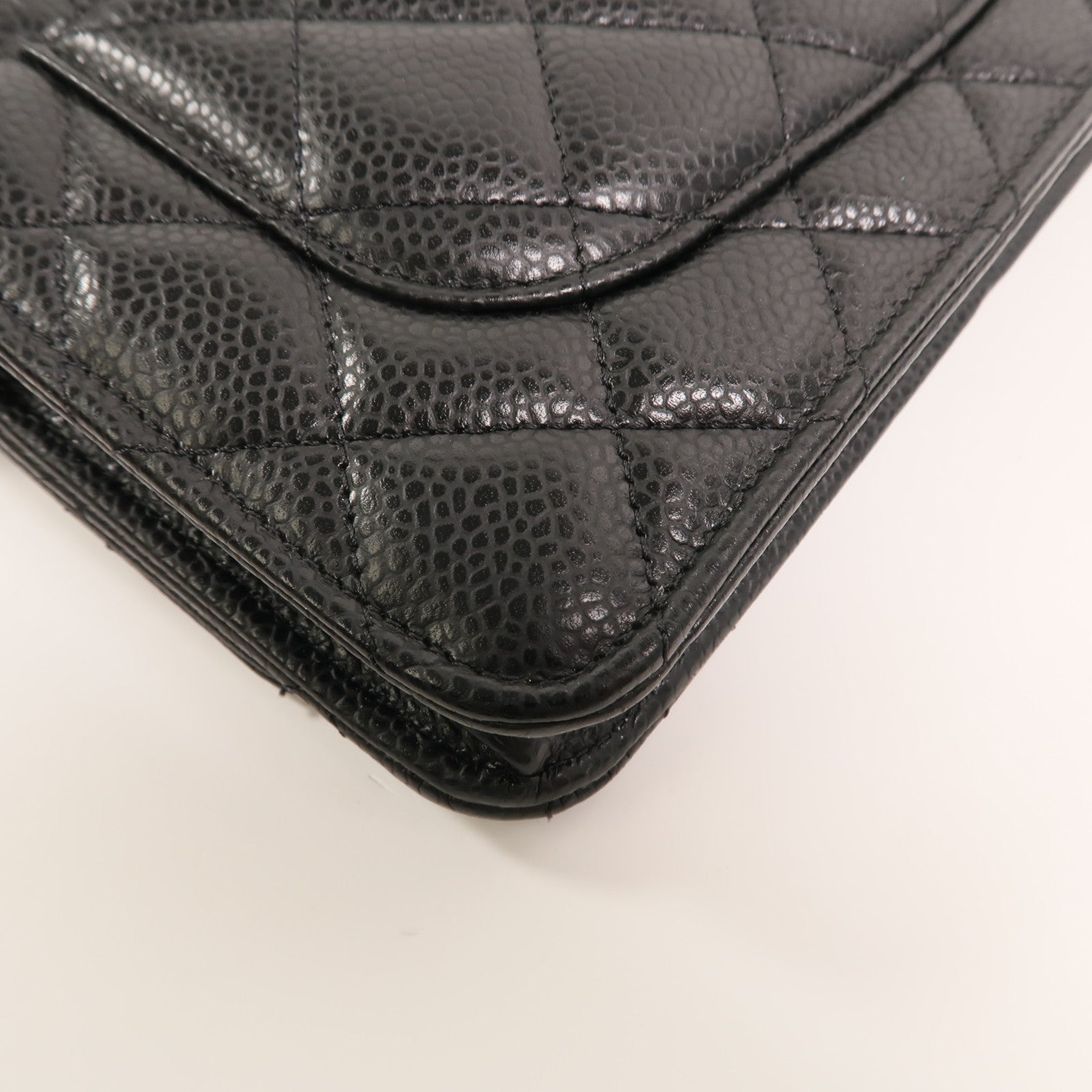 CHANEL 牛皮皮革WOC Wallet On Chain鏈帶肩背袋