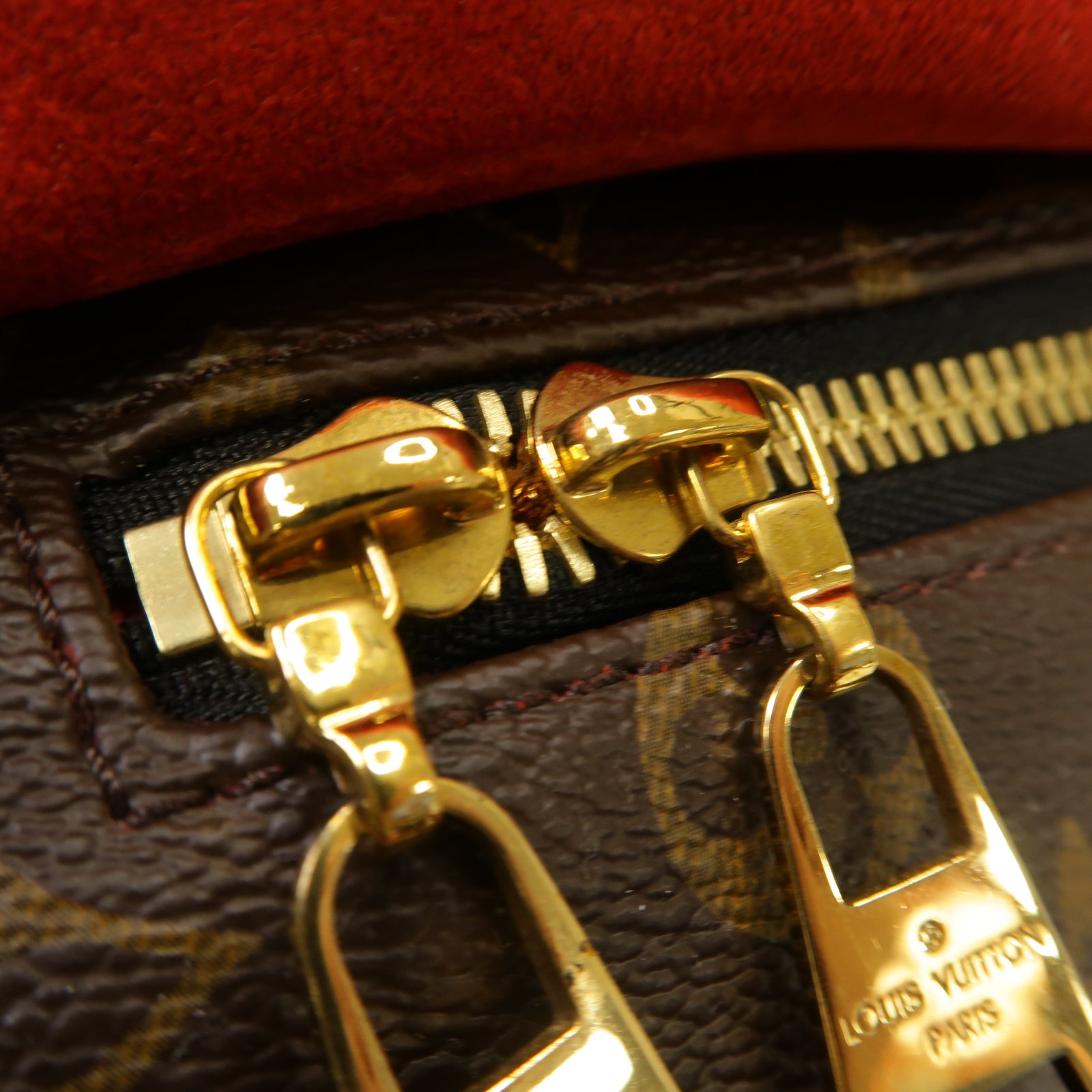 LOUIS VUITTON 【激減優惠】Monogram Tuileries Hobo金扣肩背袋啡色
