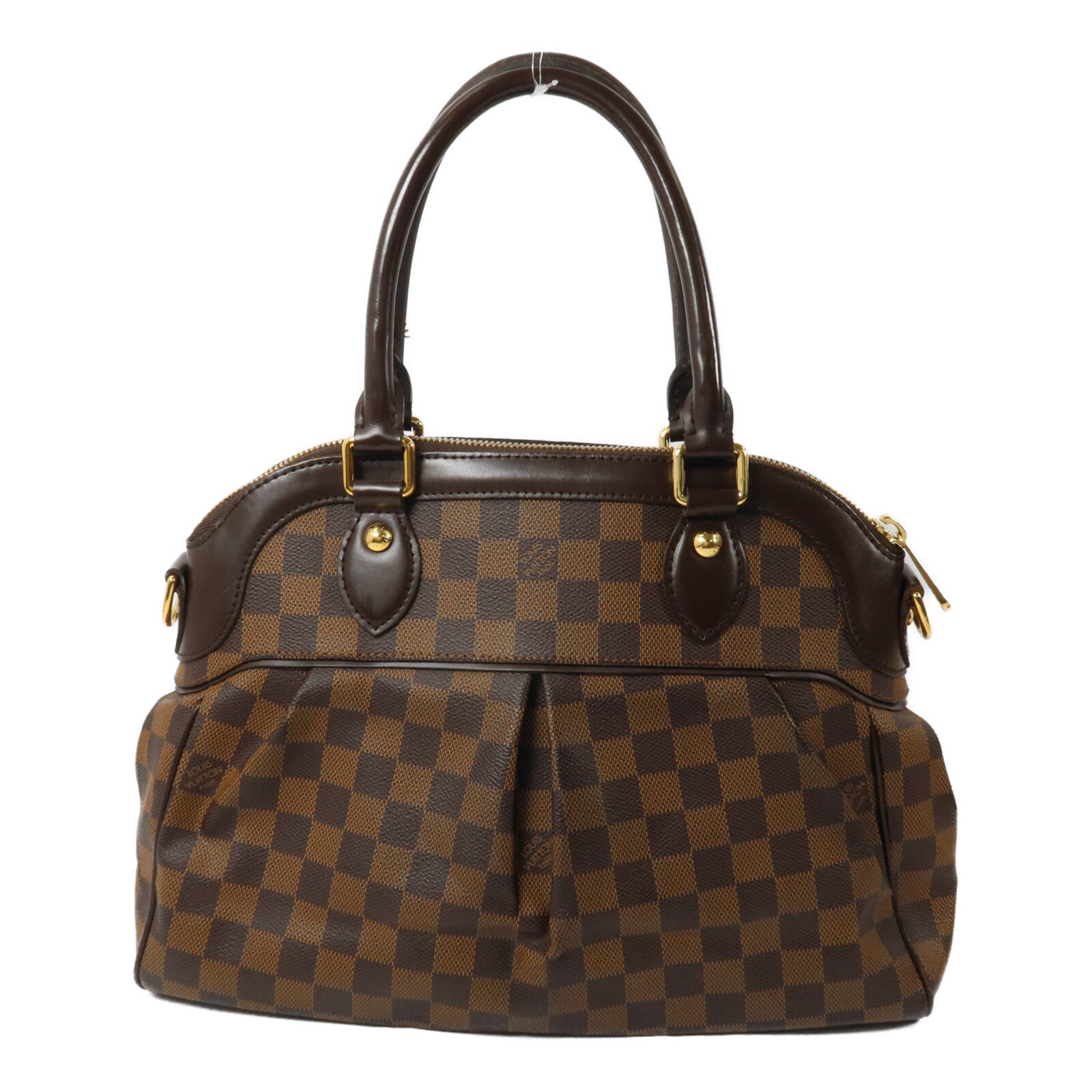 LOUIS VUITTON Damier Trevi PM手挽肩背兩用袋