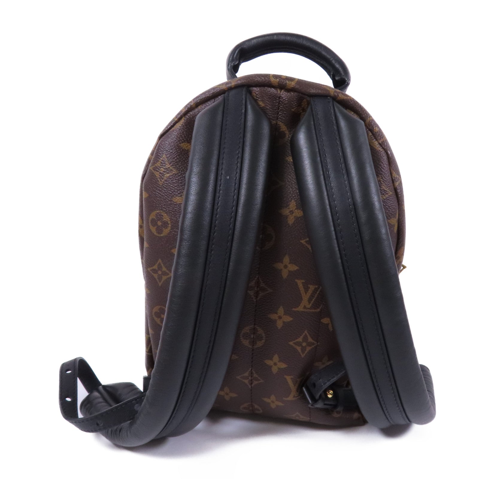 LOUIS VUITTON Monogram Macassar Palm Springs PM金扣背包