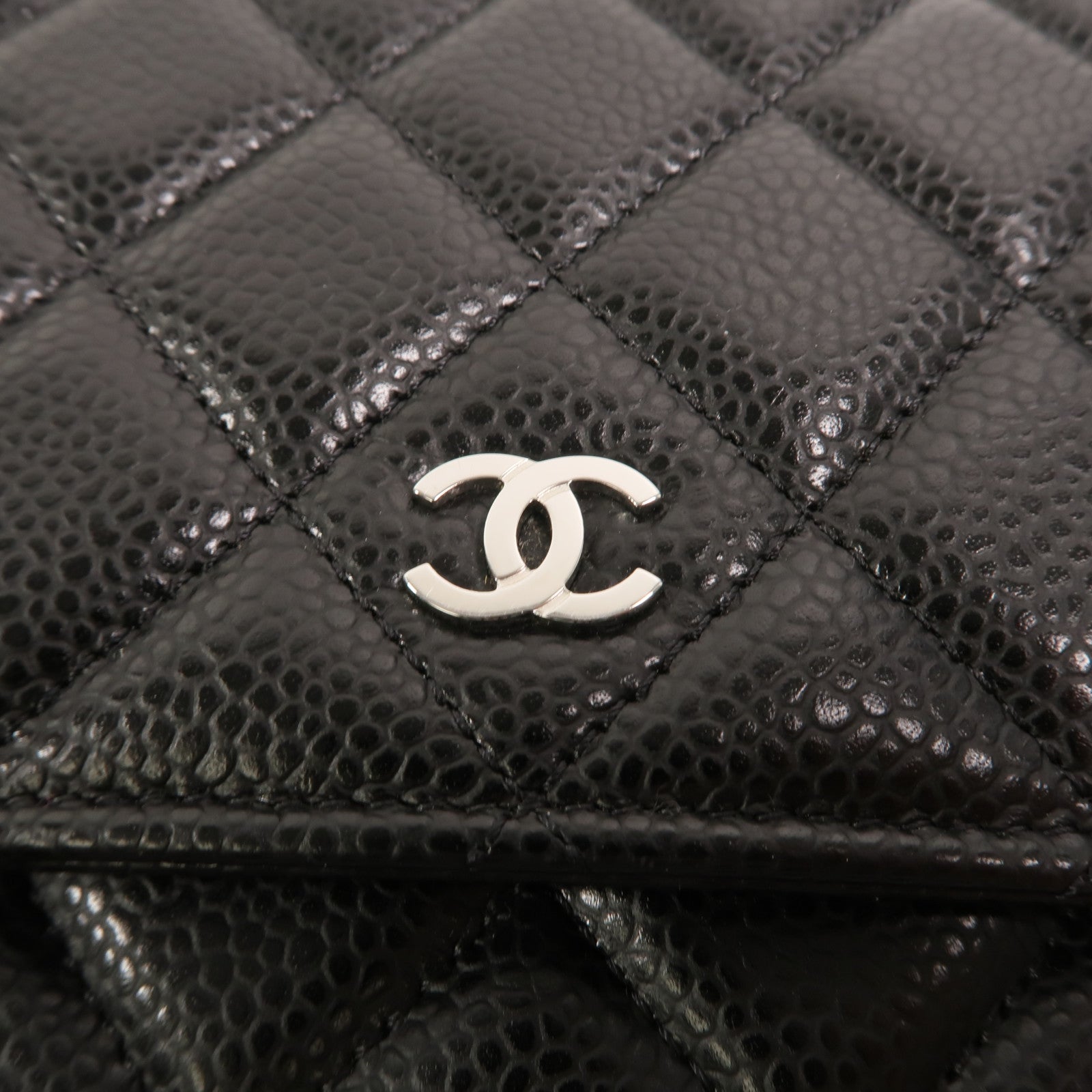 CHANEL 牛皮皮革WOC Wallet On Chain鏈帶肩背袋