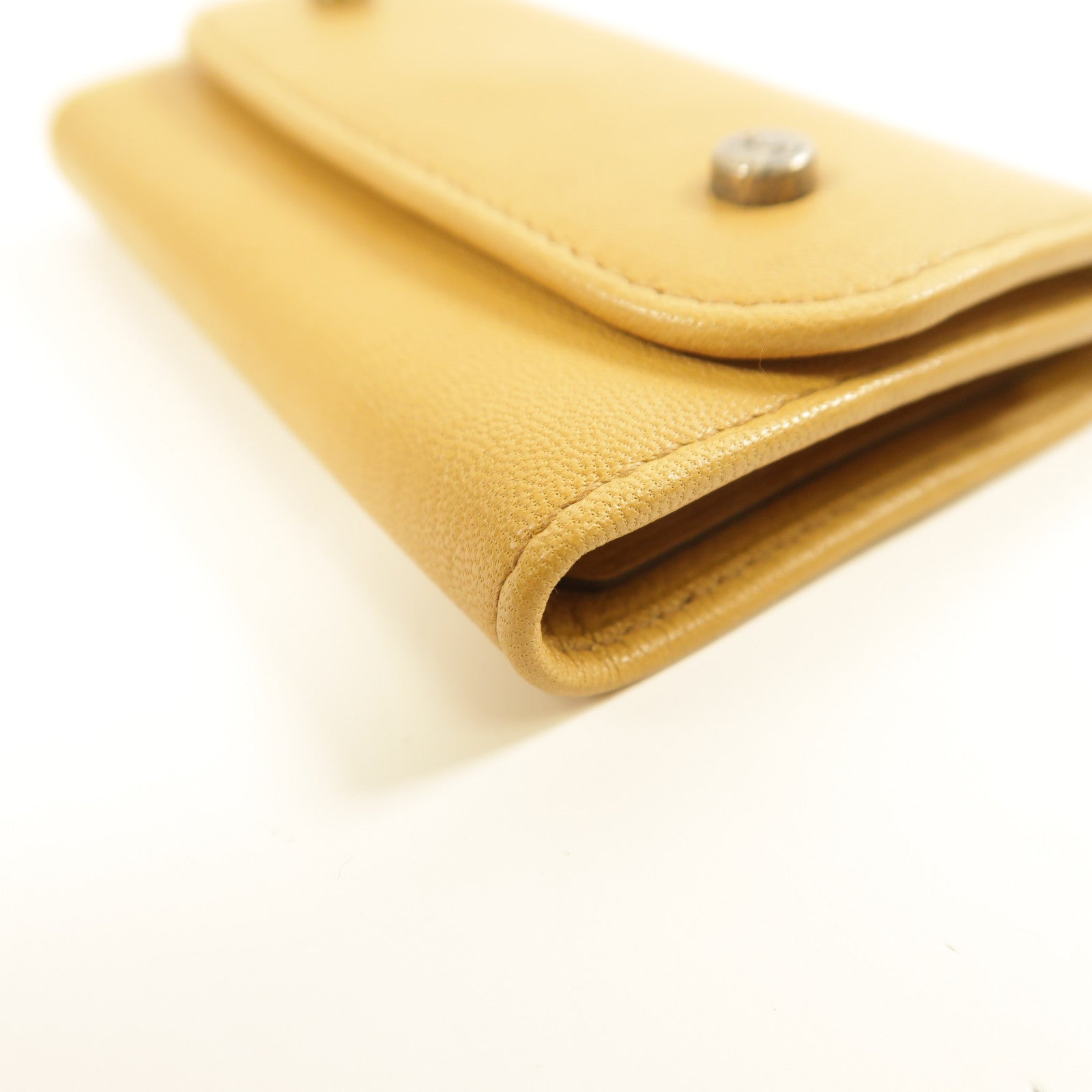 SAINT LAURENT 牛皮皮革Key Case銀扣鎖匙包