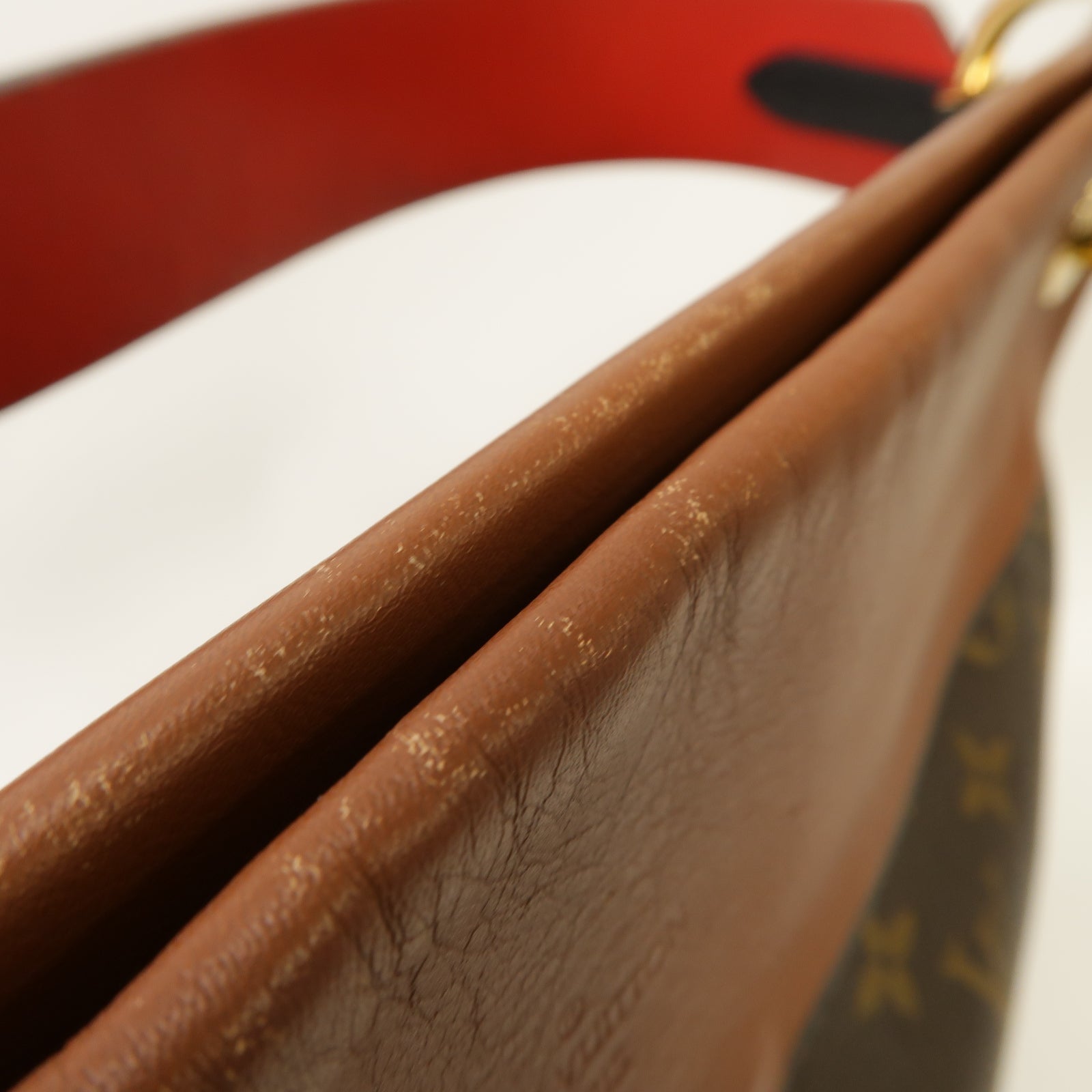 LOUIS VUITTON 【激減優惠】Monogram Tuileries Hobo金扣肩背袋啡色
