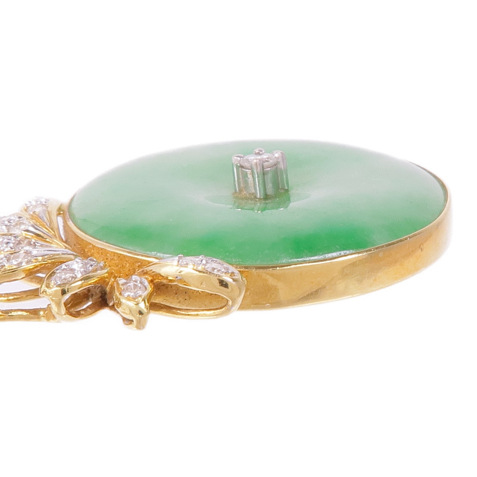JEWELRY 18K黃金Jade Pendant翡翠吊墜